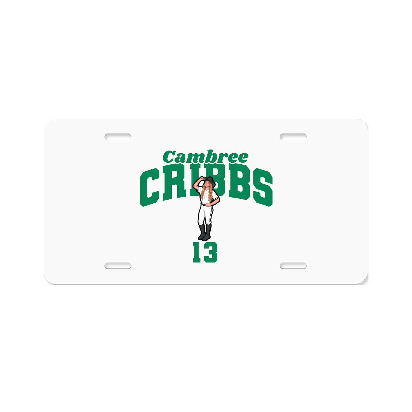 License Plate — Signature Arch in Classic