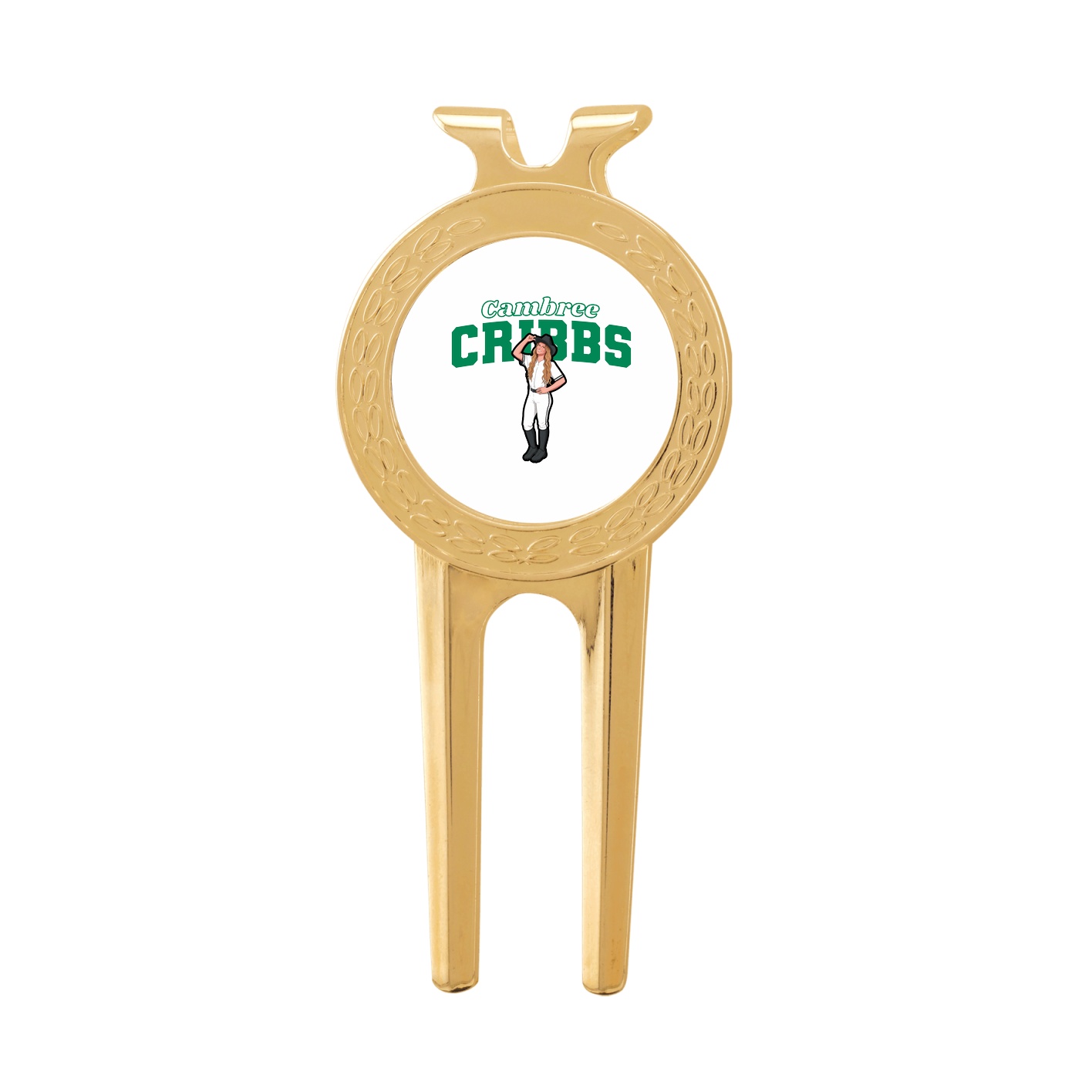 Divot Tool with Ball Marker — Name Arch in Classic