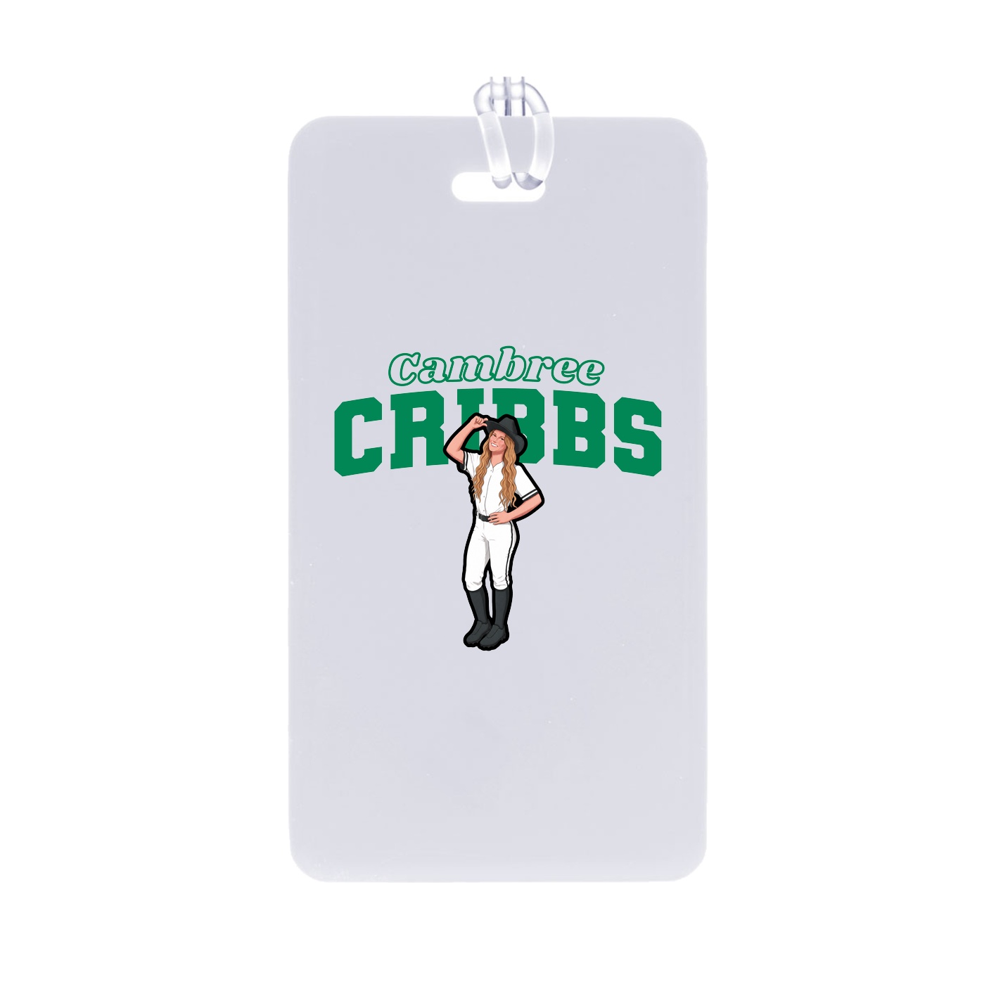 Bag Tag — Name Arch in Classic