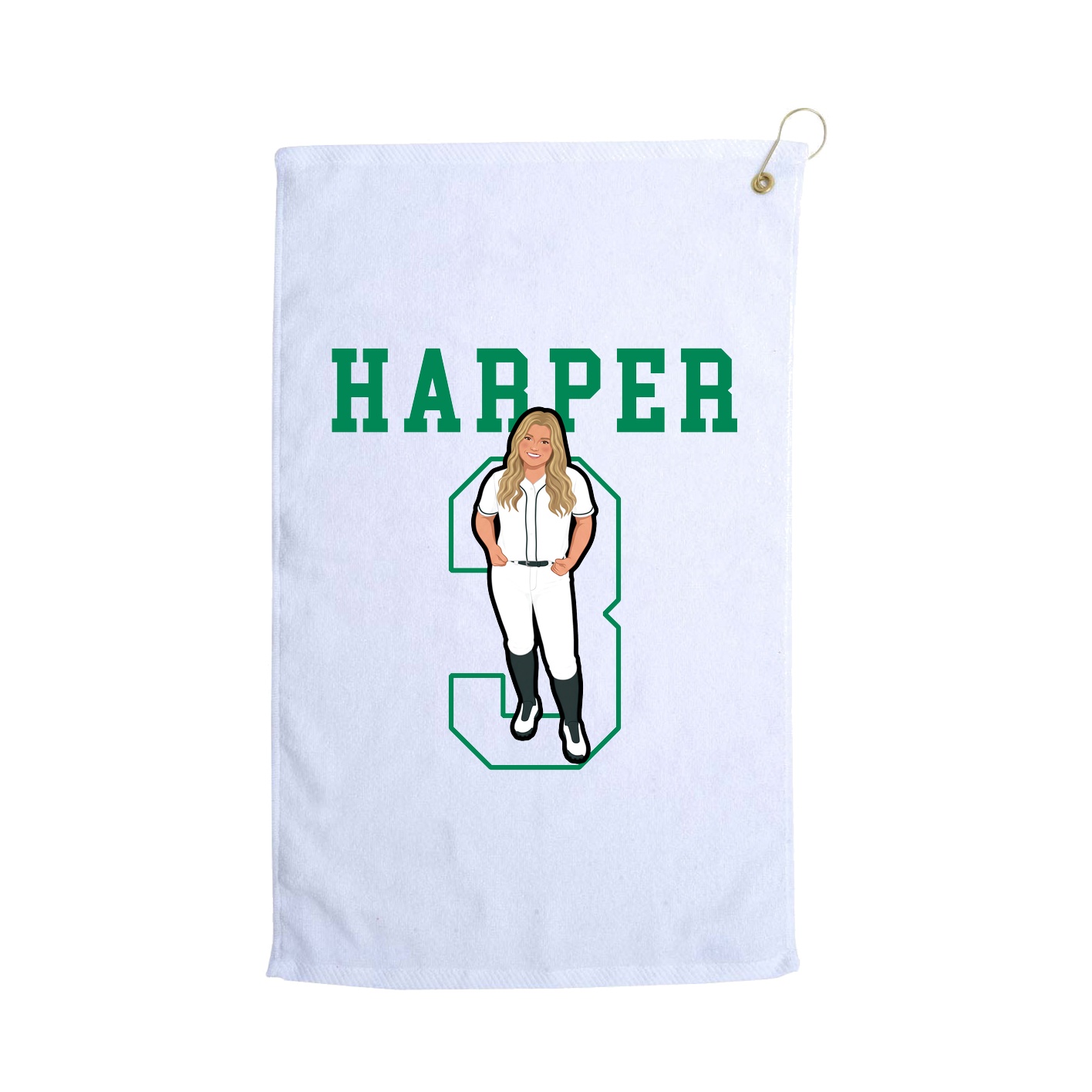 Terry Velour Golf Towel