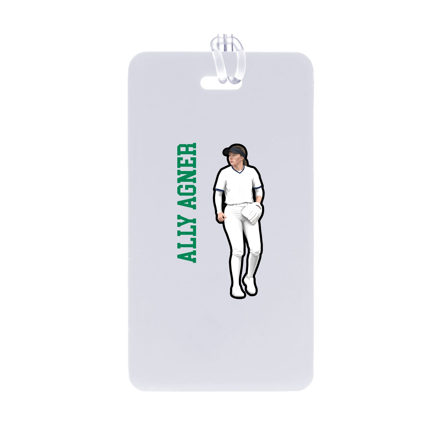 Bag Tag — Name Vertical in Classic