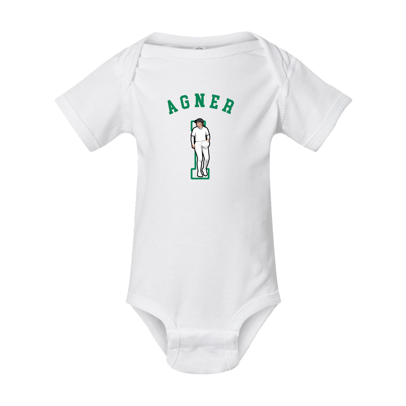Baby Onesie — Shirsey Arch in White