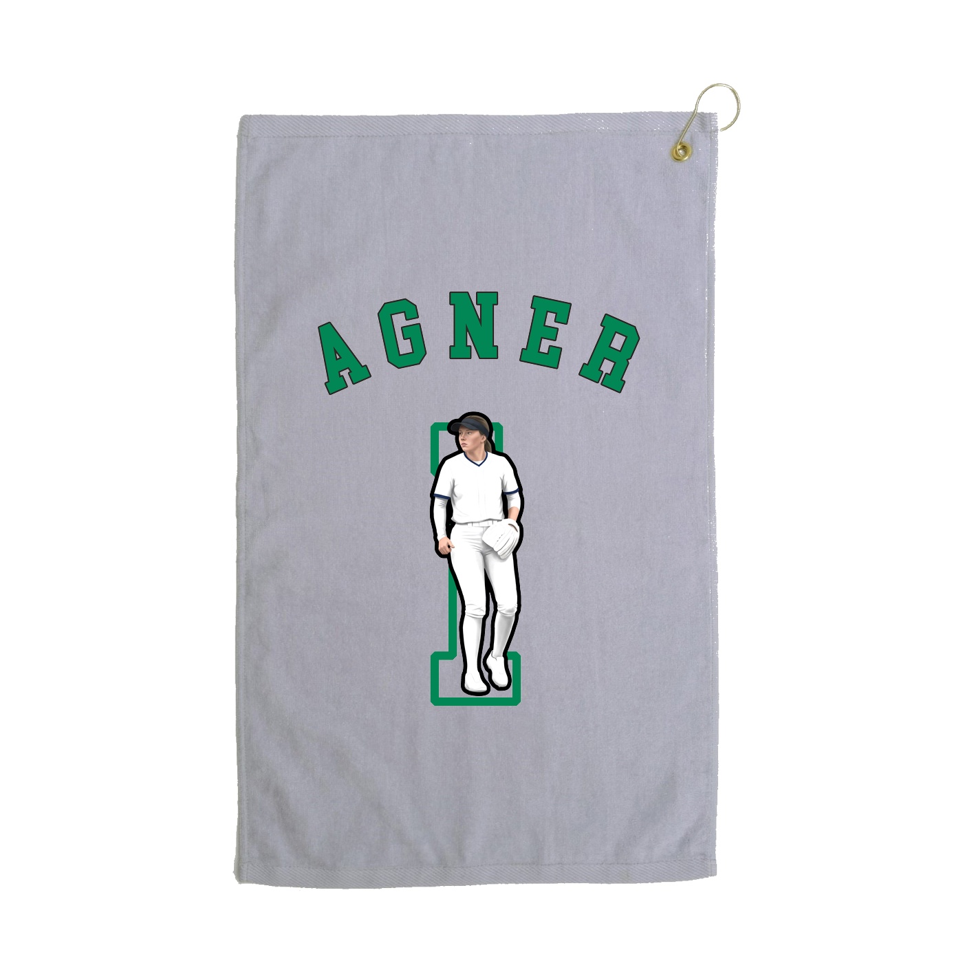 Golf Towel — Shirsey Arch in Grey