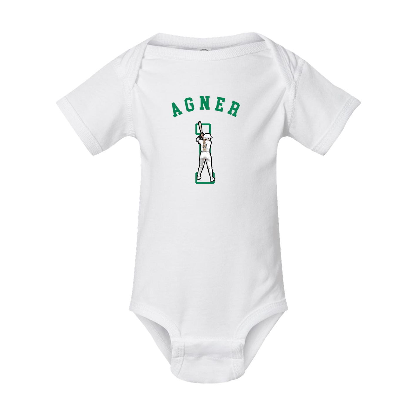 Baby Onesie — Shirsey Arch in White