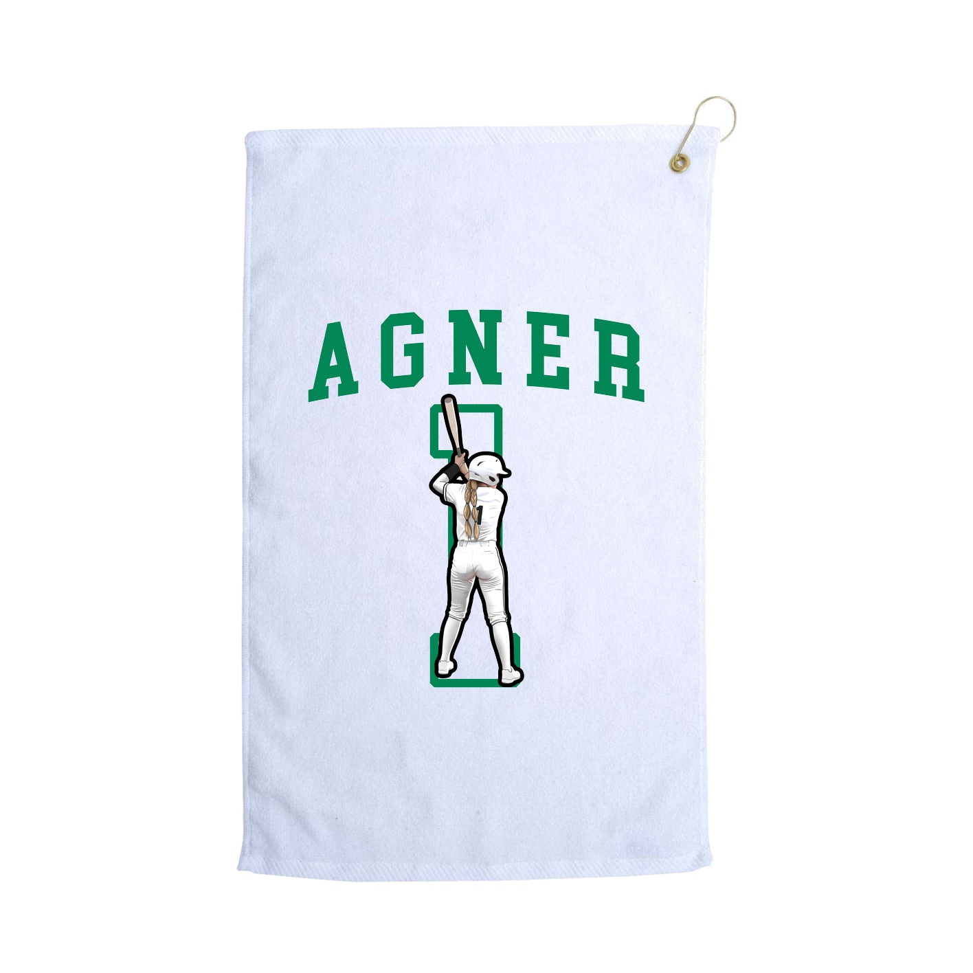 Golf Towel — Shirsey in White