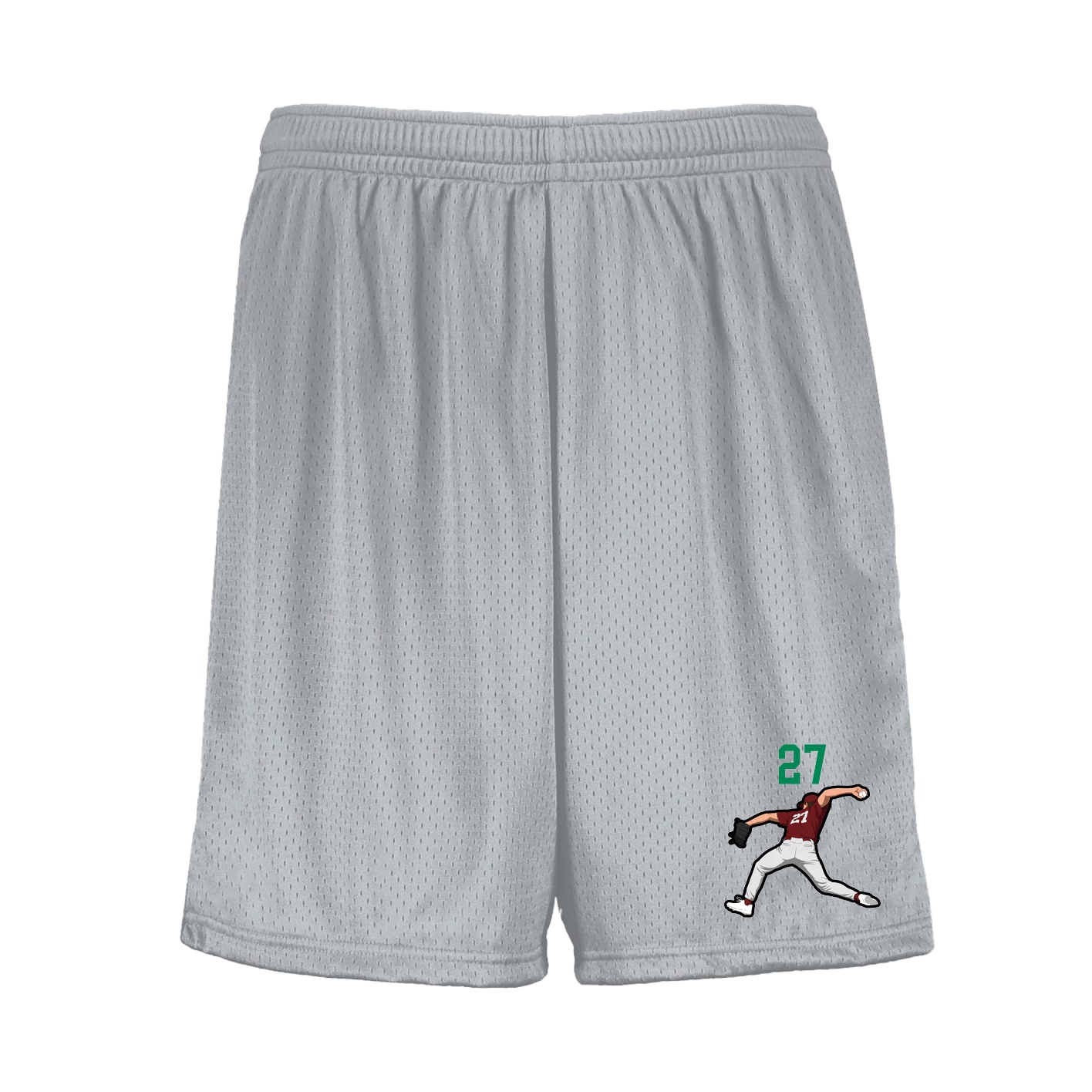 Shorts — Number Top in Silver