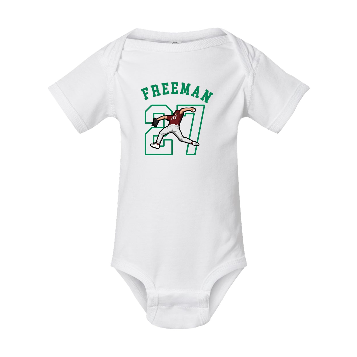 Baby Onesie — Shirsey Arch in White