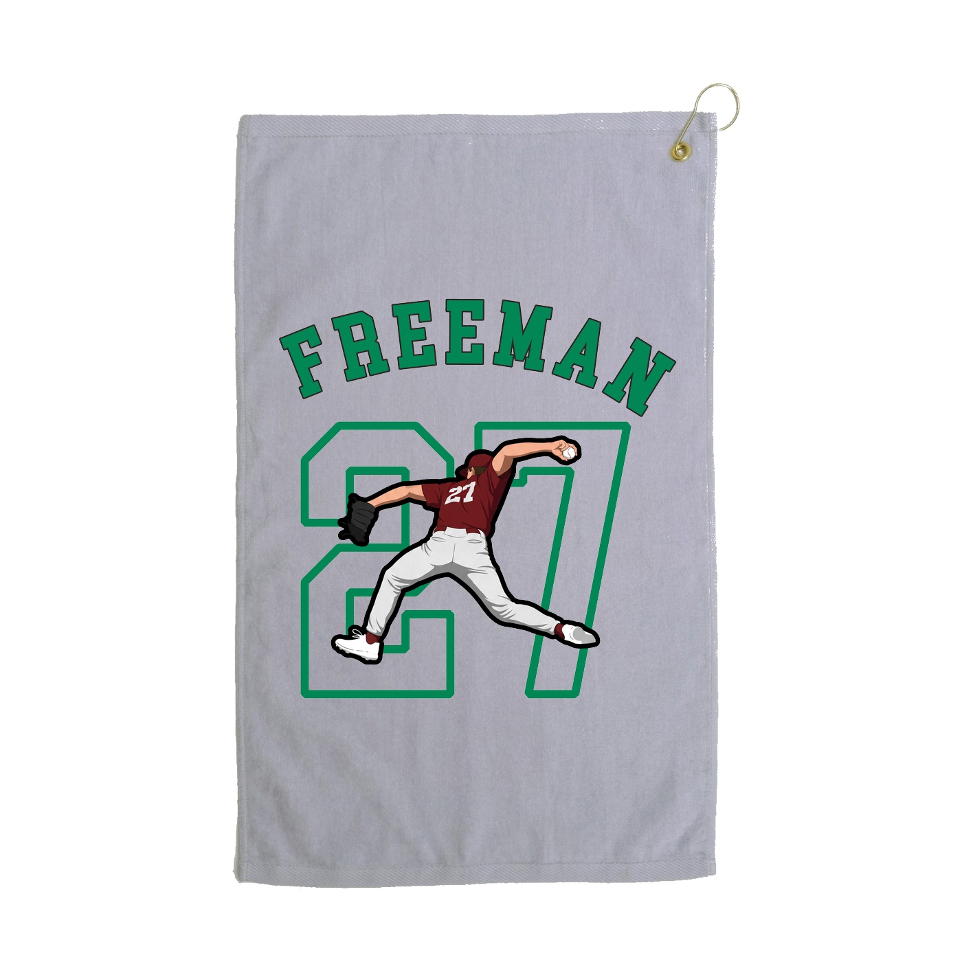 Golf Towel — Shirsey Arch in Grey