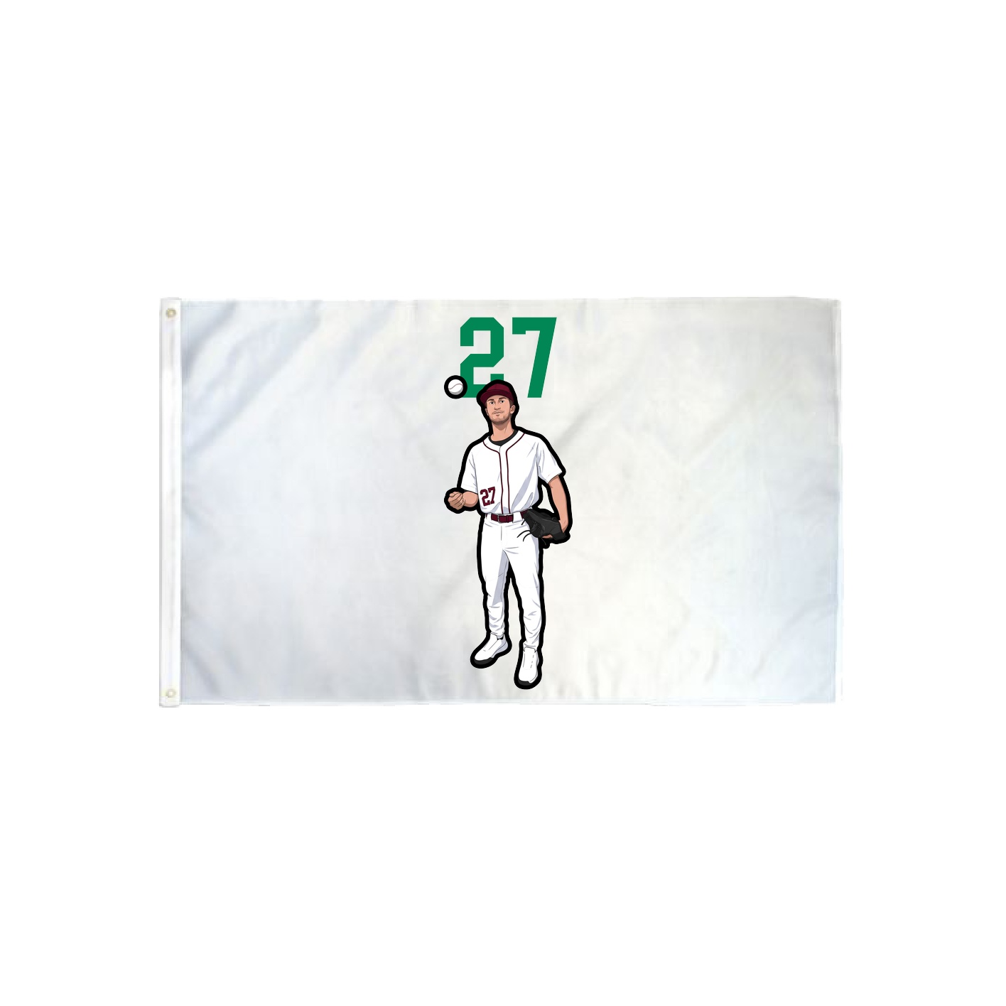 3x5 Flag — Number Top in Classic