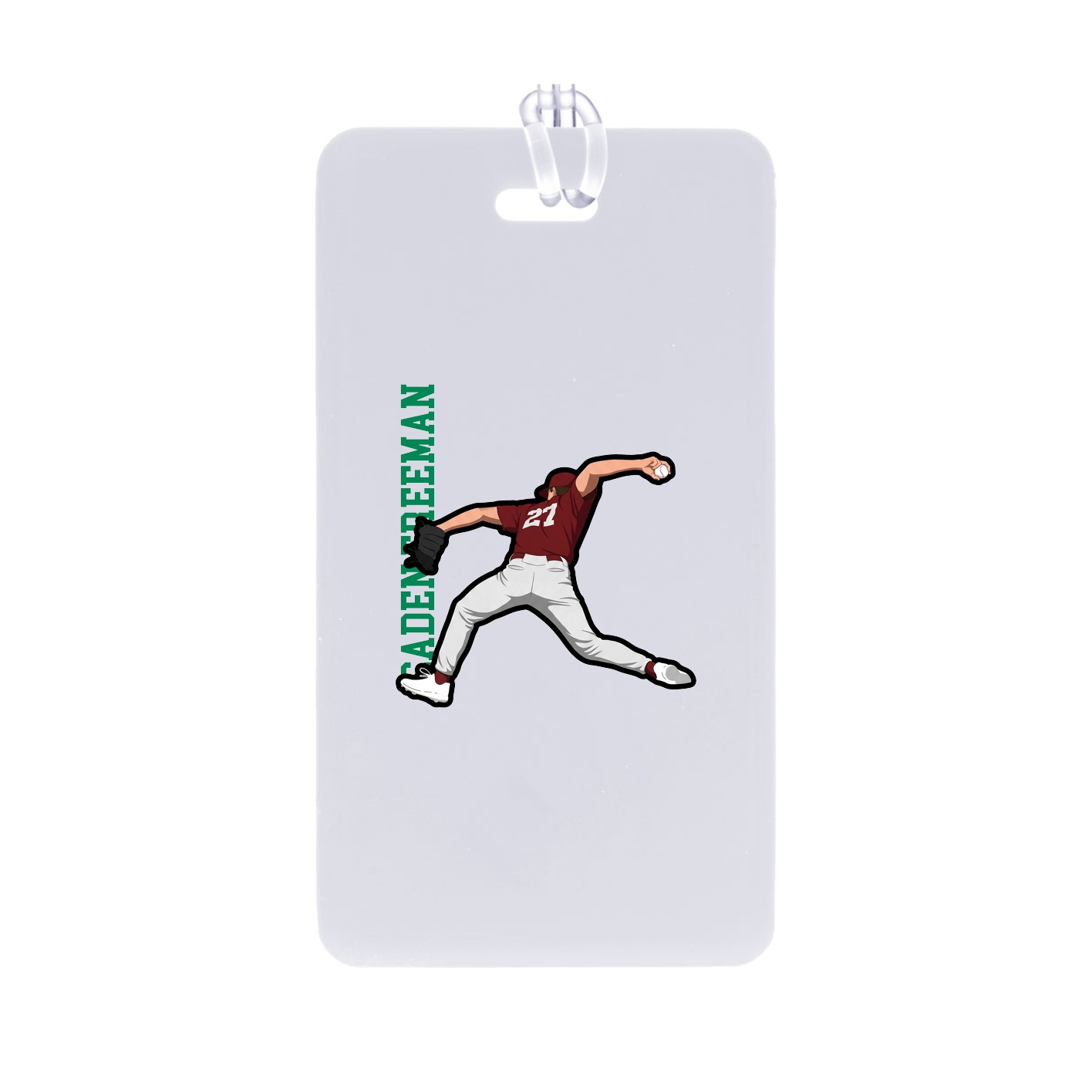 Bag Tag — Name Vertical in Classic