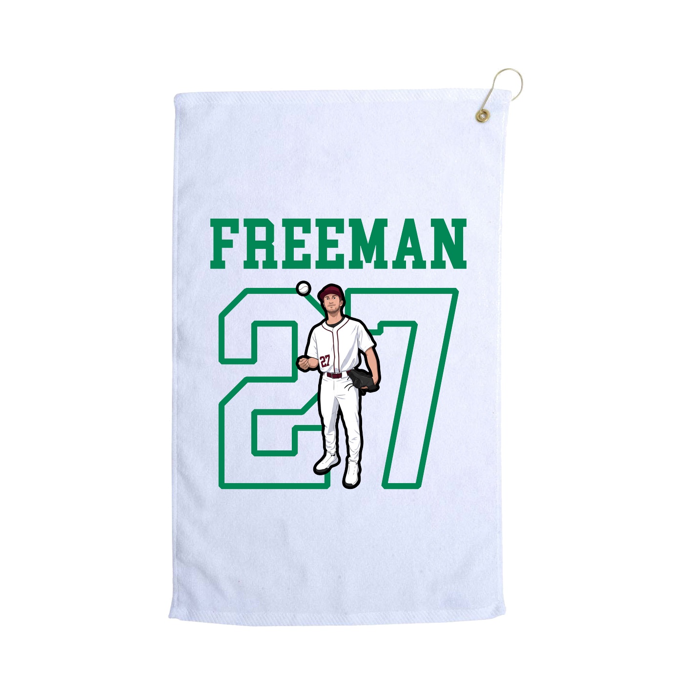 Golf Towel — Shirsey in White