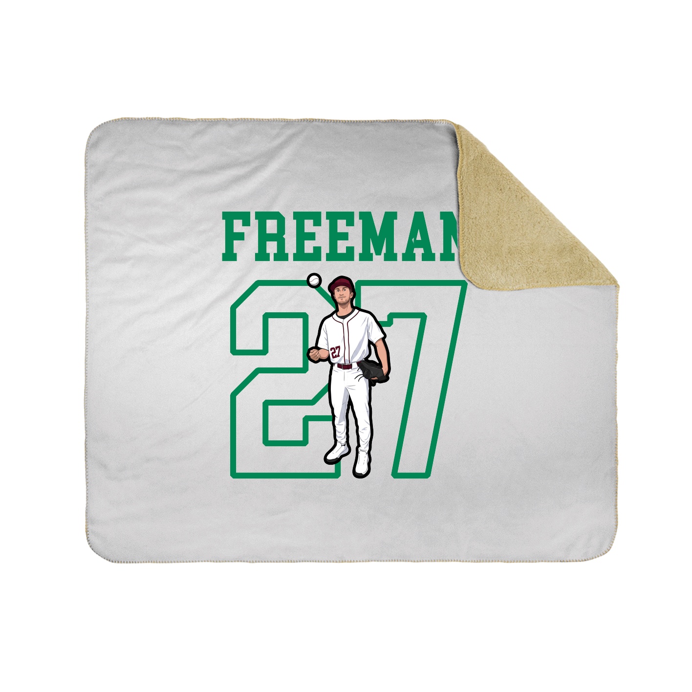 Throw Blanket — Shirsey in White