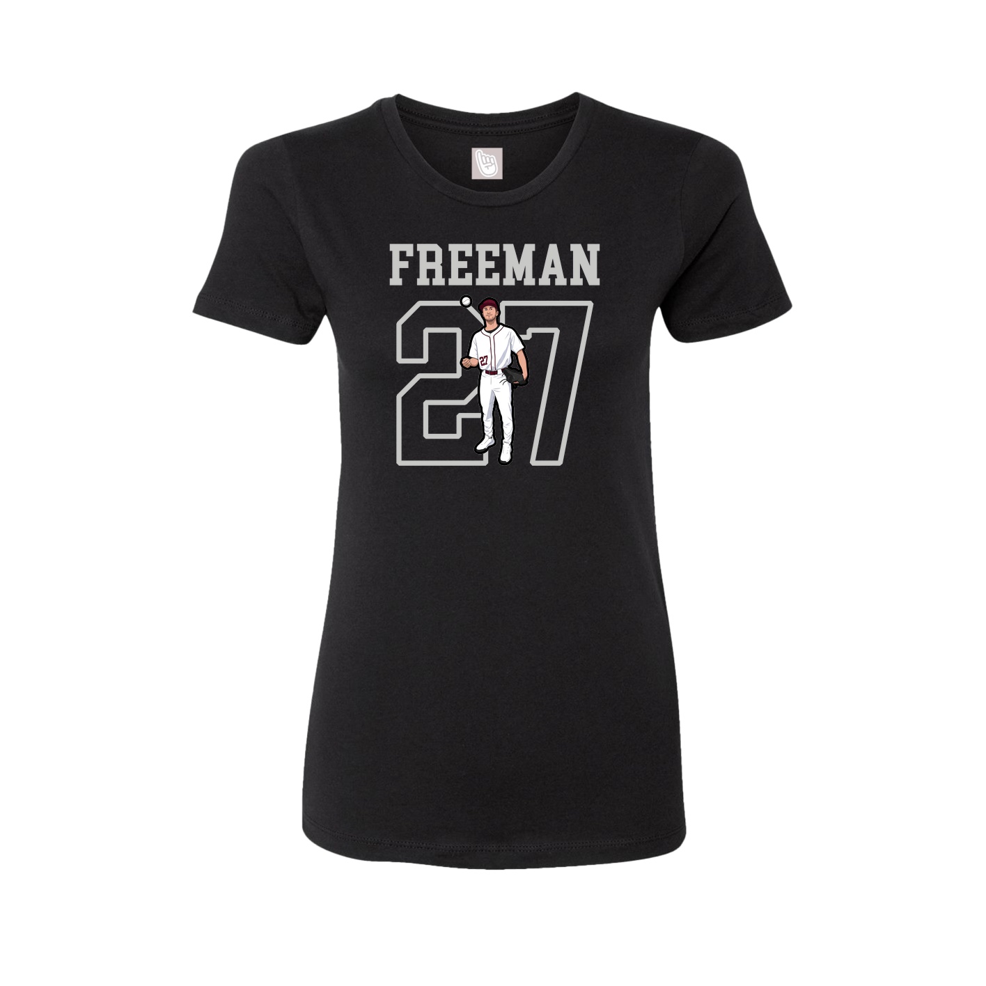 Fitted Women's Tee — Shirsey in Black