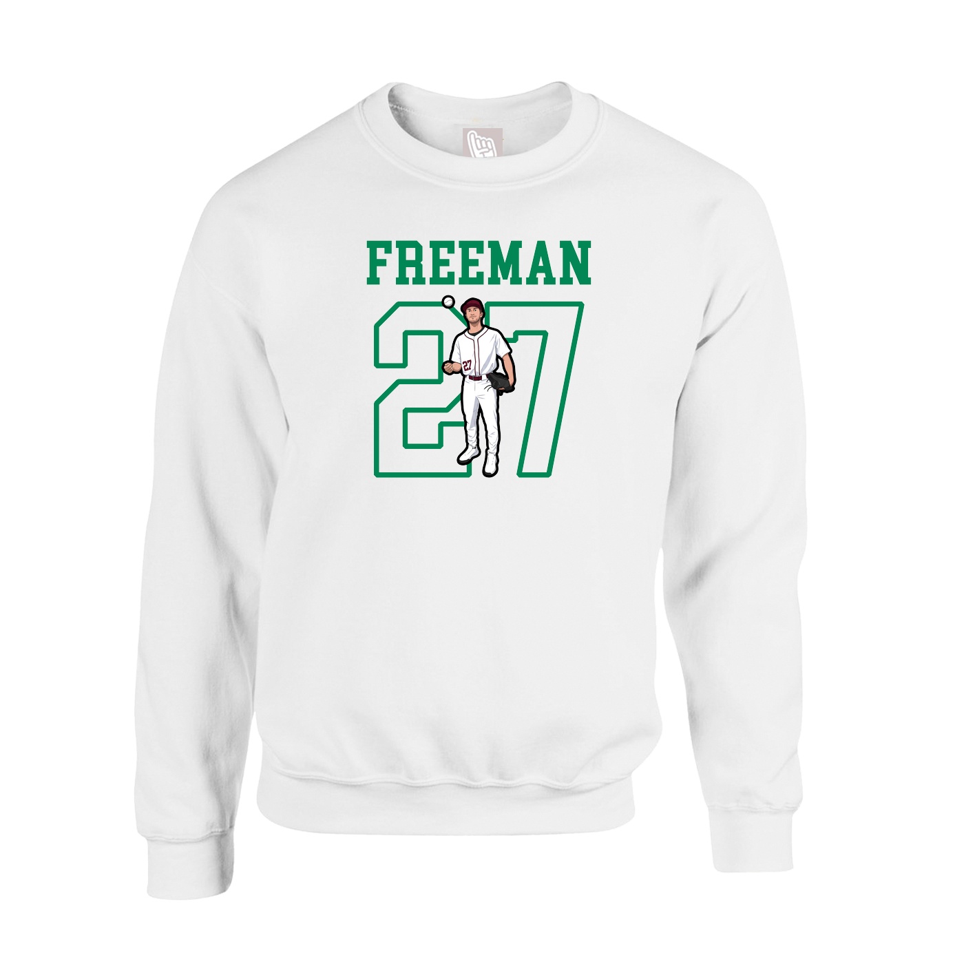 Fleece Crew — Shirsey in White