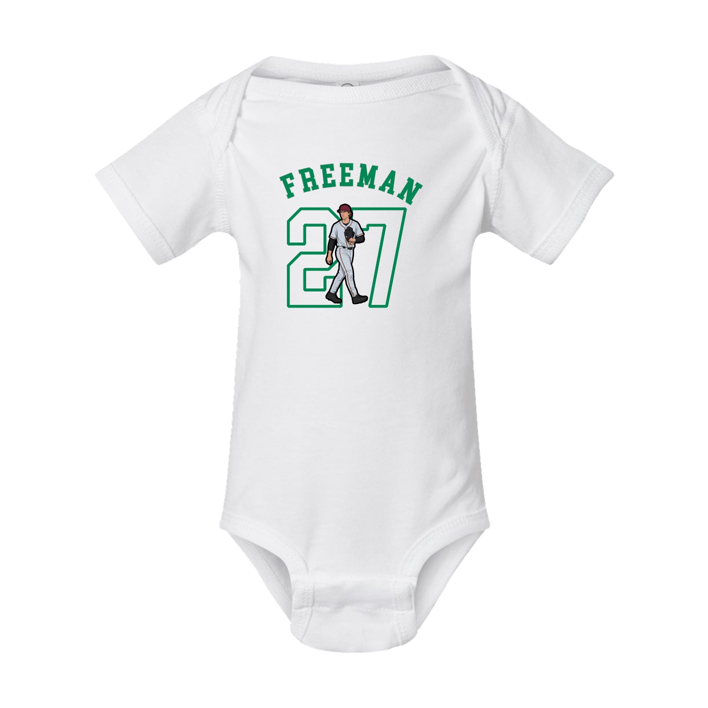 Baby Onesie — Shirsey Arch in White