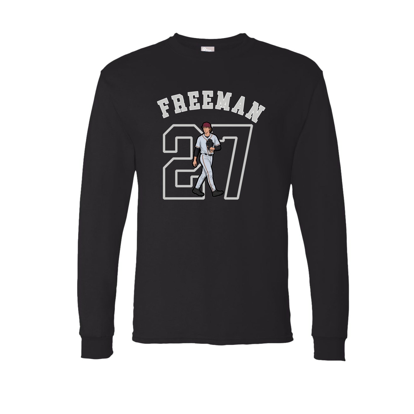 Long Sleeve Tee — Shirsey Arch in Black