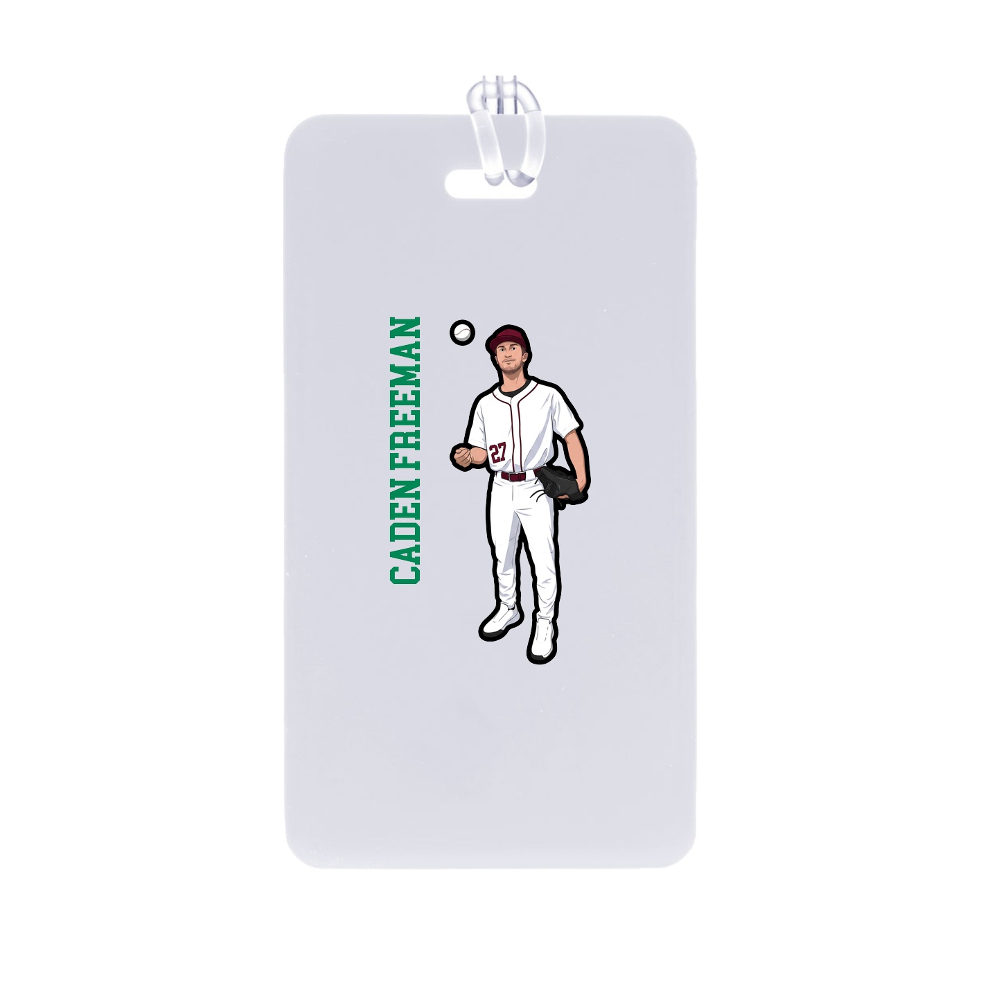 Bag Tag — Name Vertical in Classic