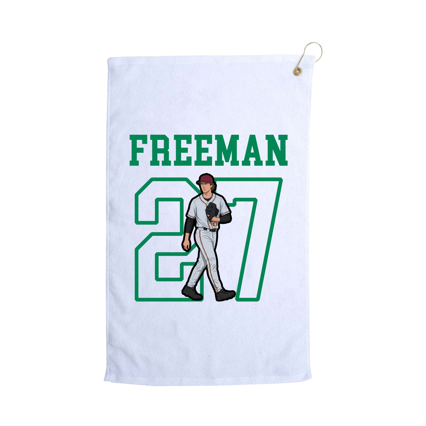 Golf Towel — Shirsey in White
