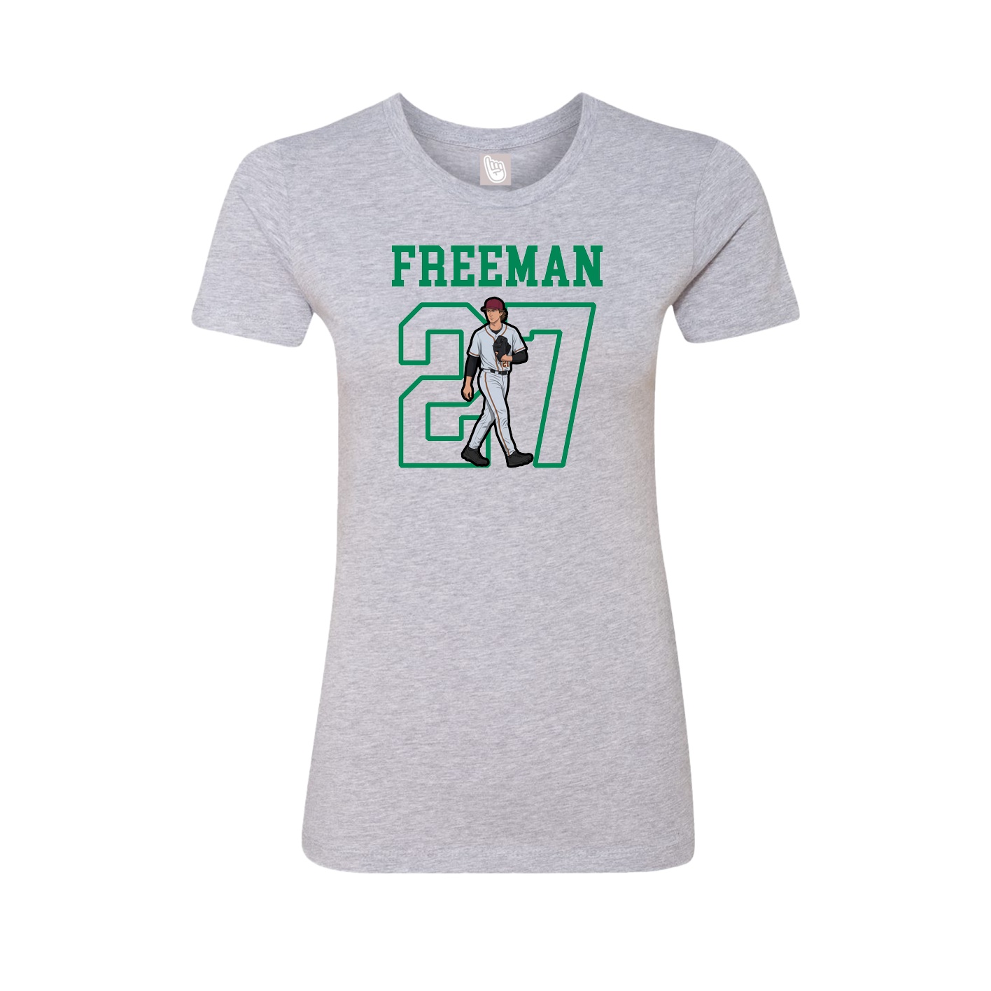 Fitted Women's Tee — Shirsey in Grey