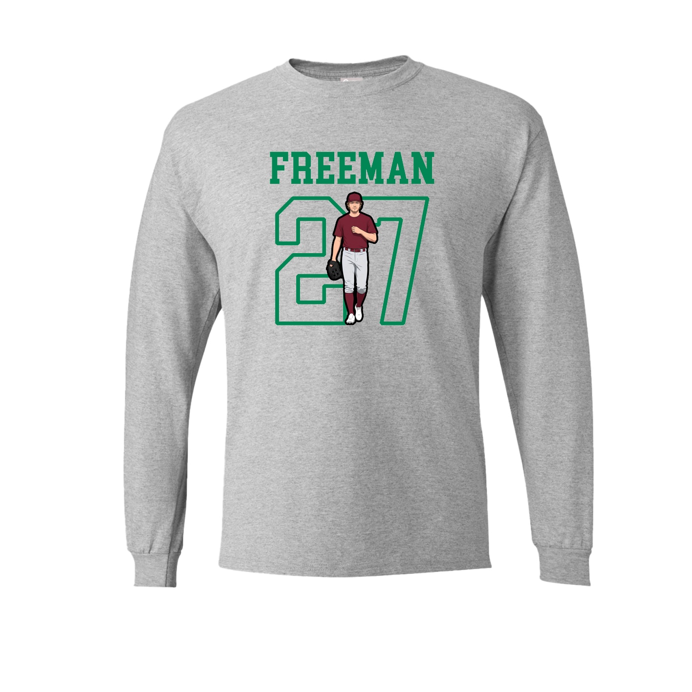Long Sleeve Tee — Shirsey in Grey