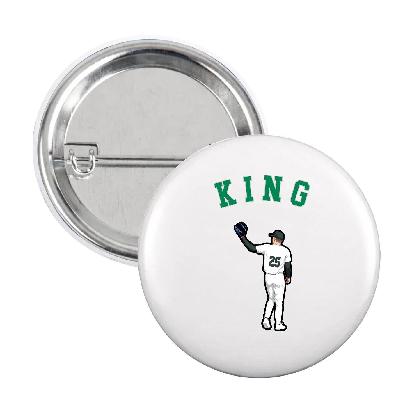 Game Day Button — Shirsey Arch in White