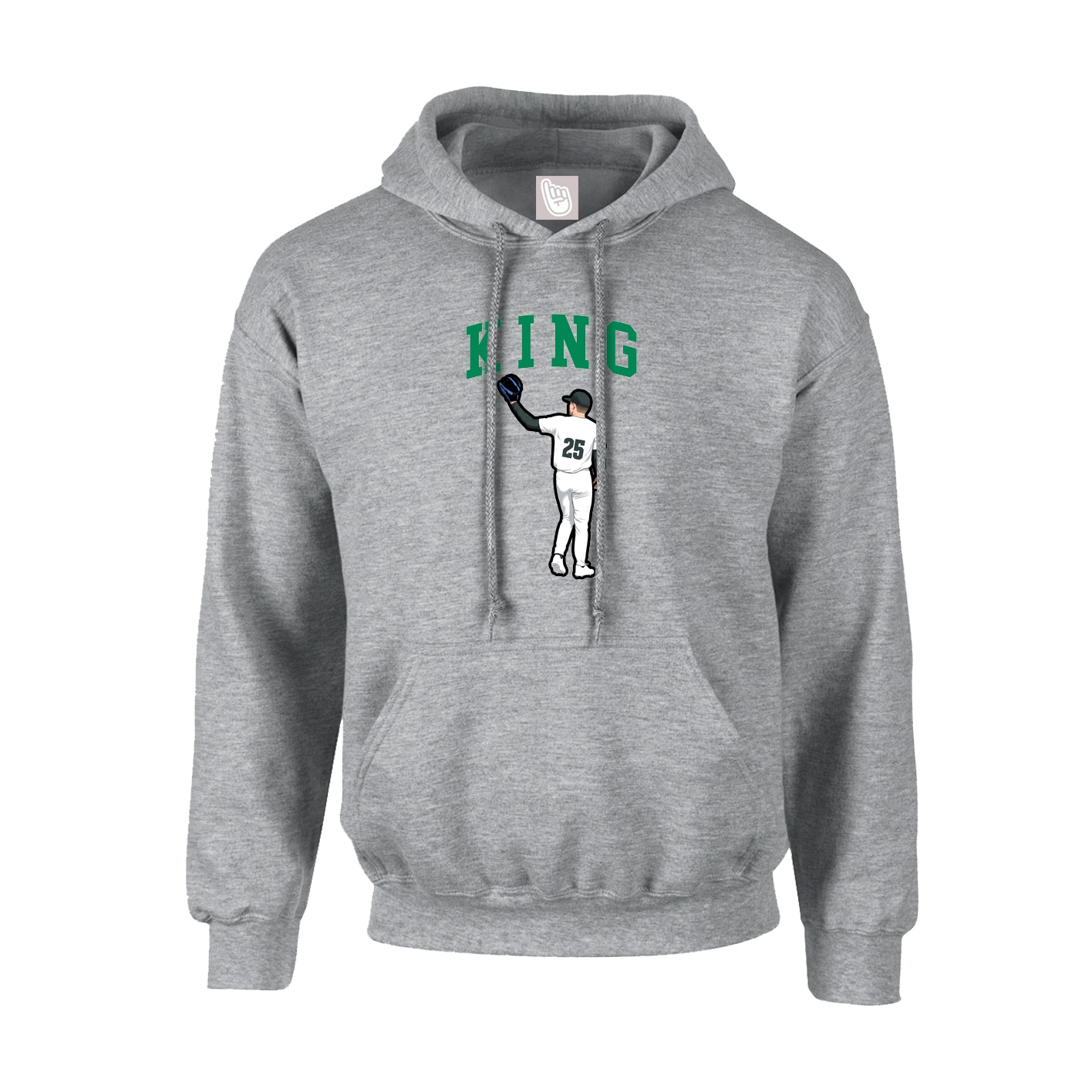 Hoodie — Shirsey in Grey