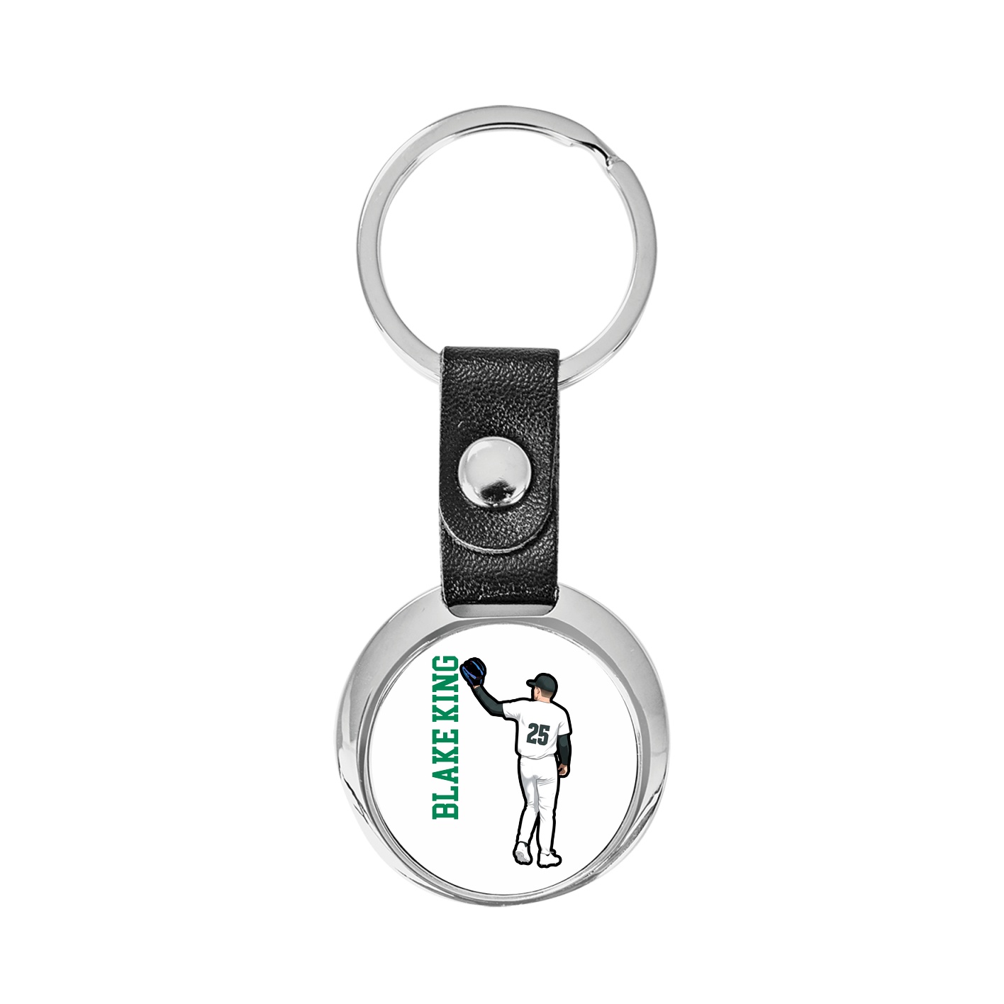 Key Chain — Name Vertical in Classic