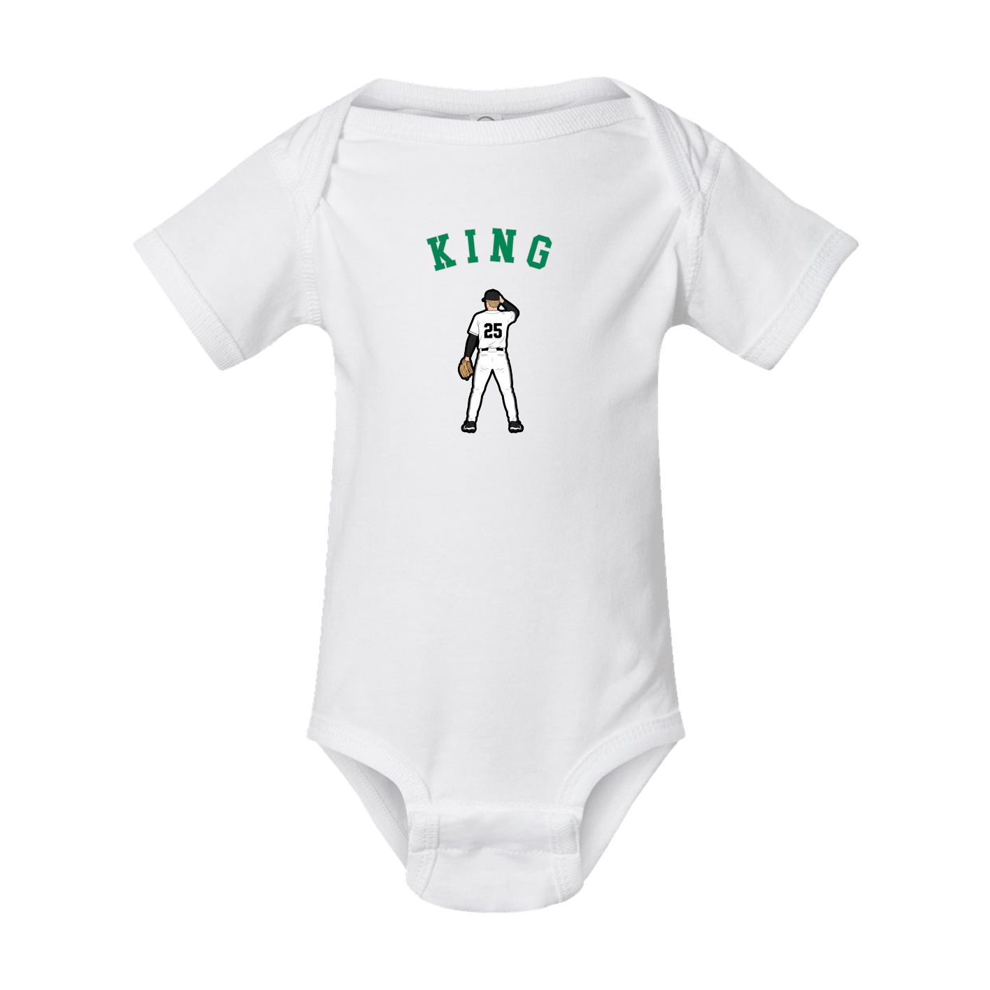 Baby Onesie — Shirsey Arch in White