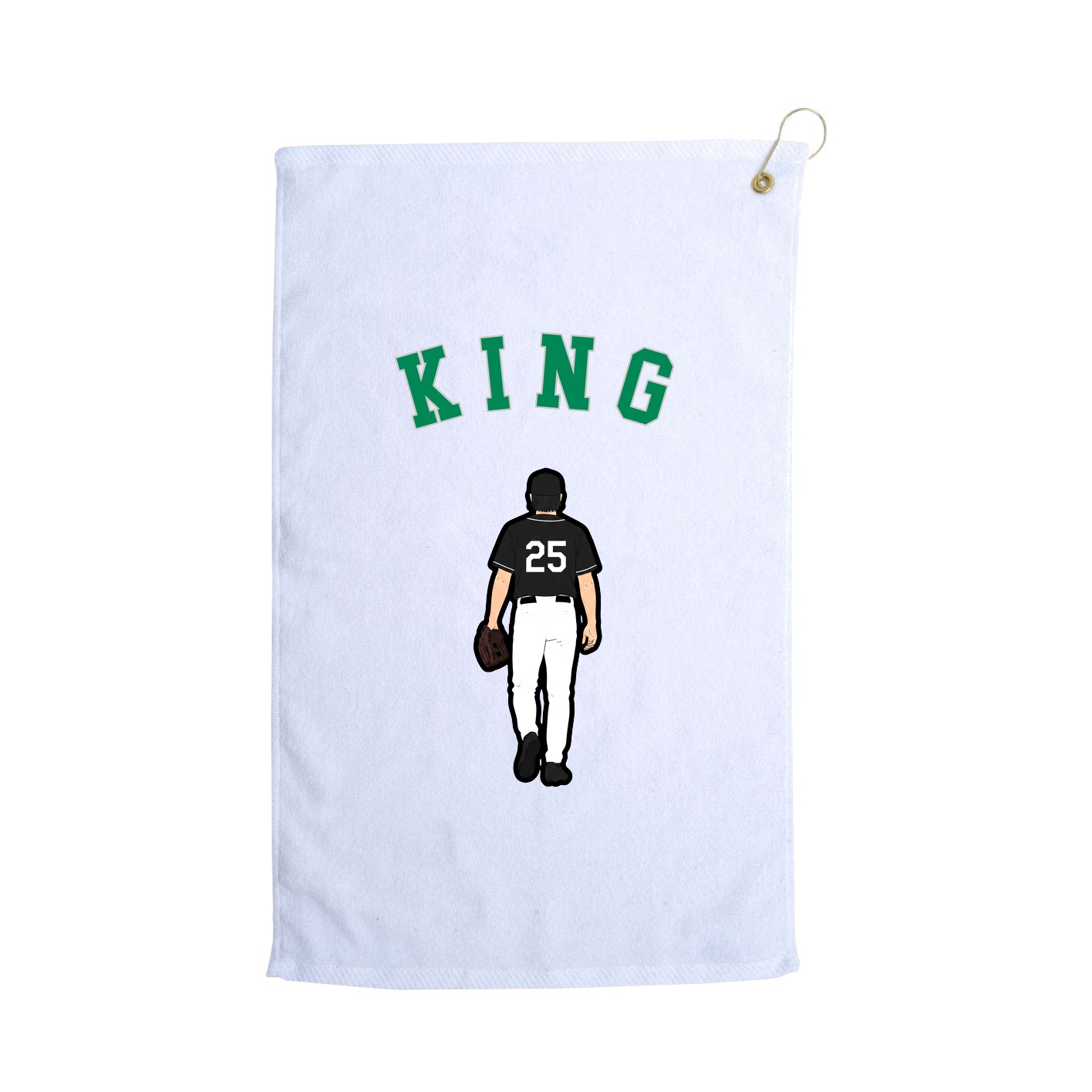Golf Towel — Shirsey Arch in White
