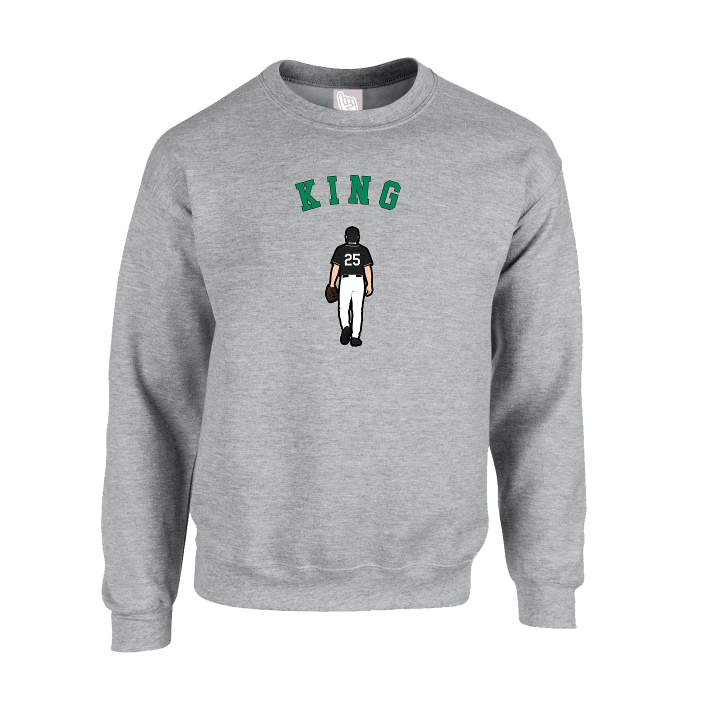 Fleece Crew — Shirsey Arch in Grey