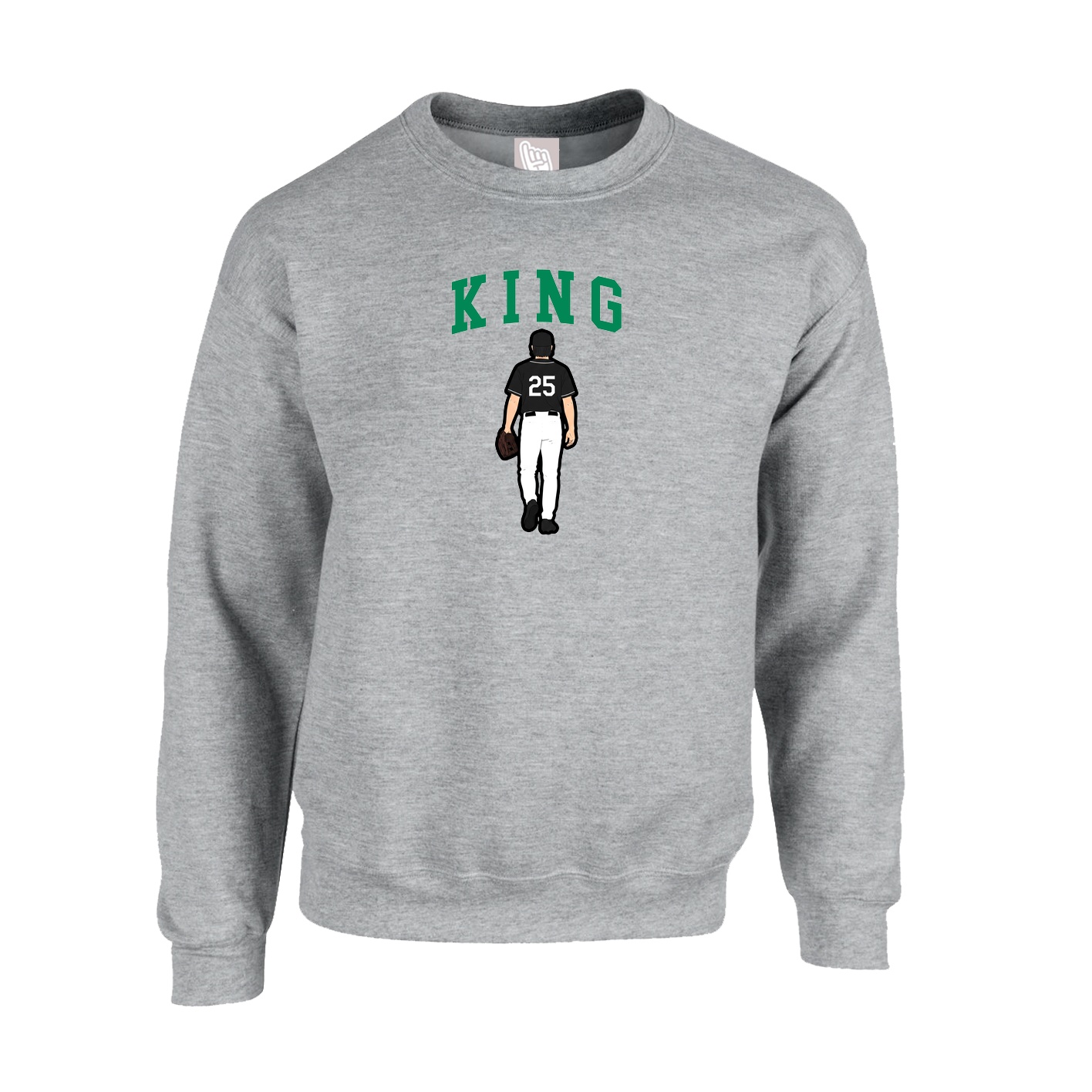 Fleece Crew — Shirsey in Grey