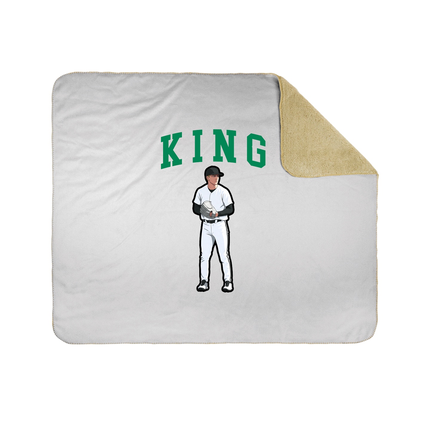 Throw Blanket — Shirsey in White
