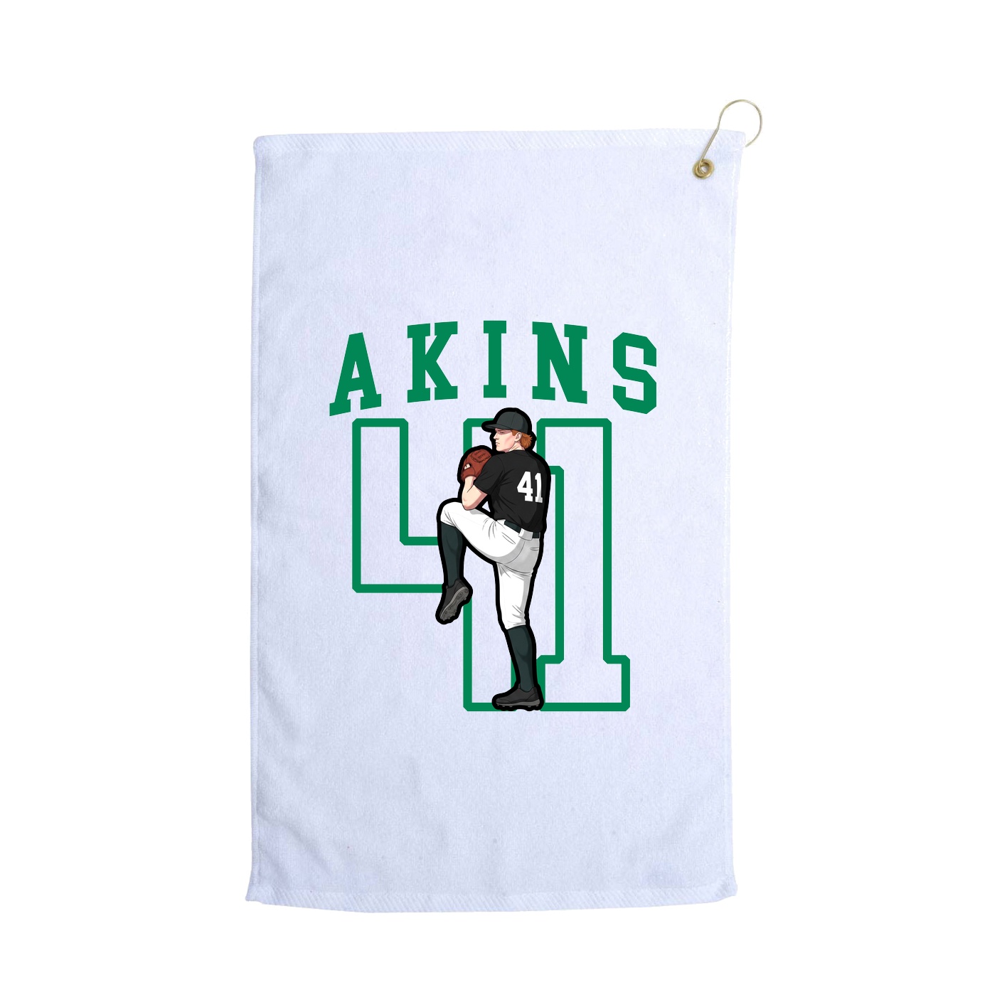 Golf Towel — Shirsey in White