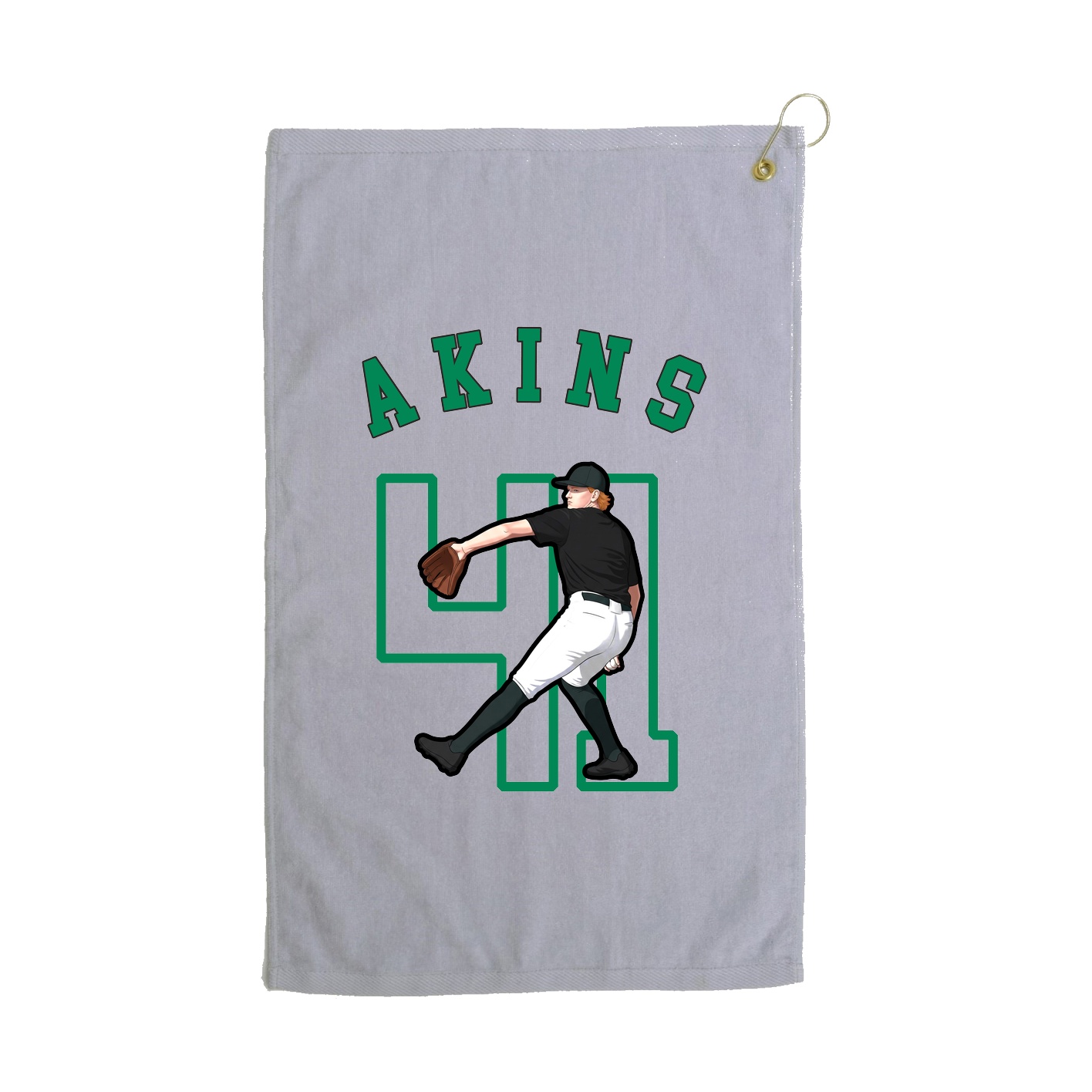 Golf Towel — Shirsey Arch in Grey