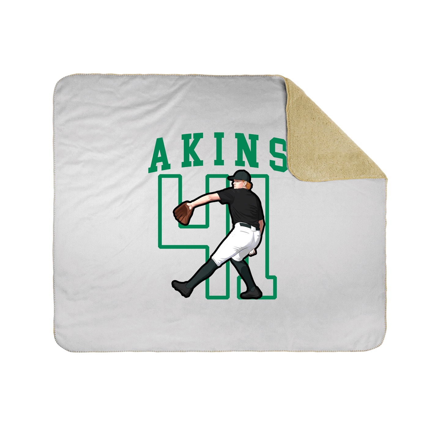 Throw Blanket — Shirsey in White