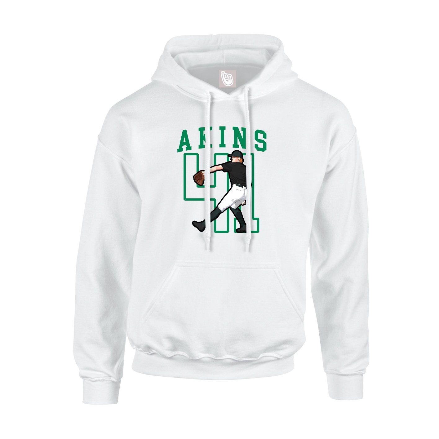 Youth Hoodie — Shirsey in White