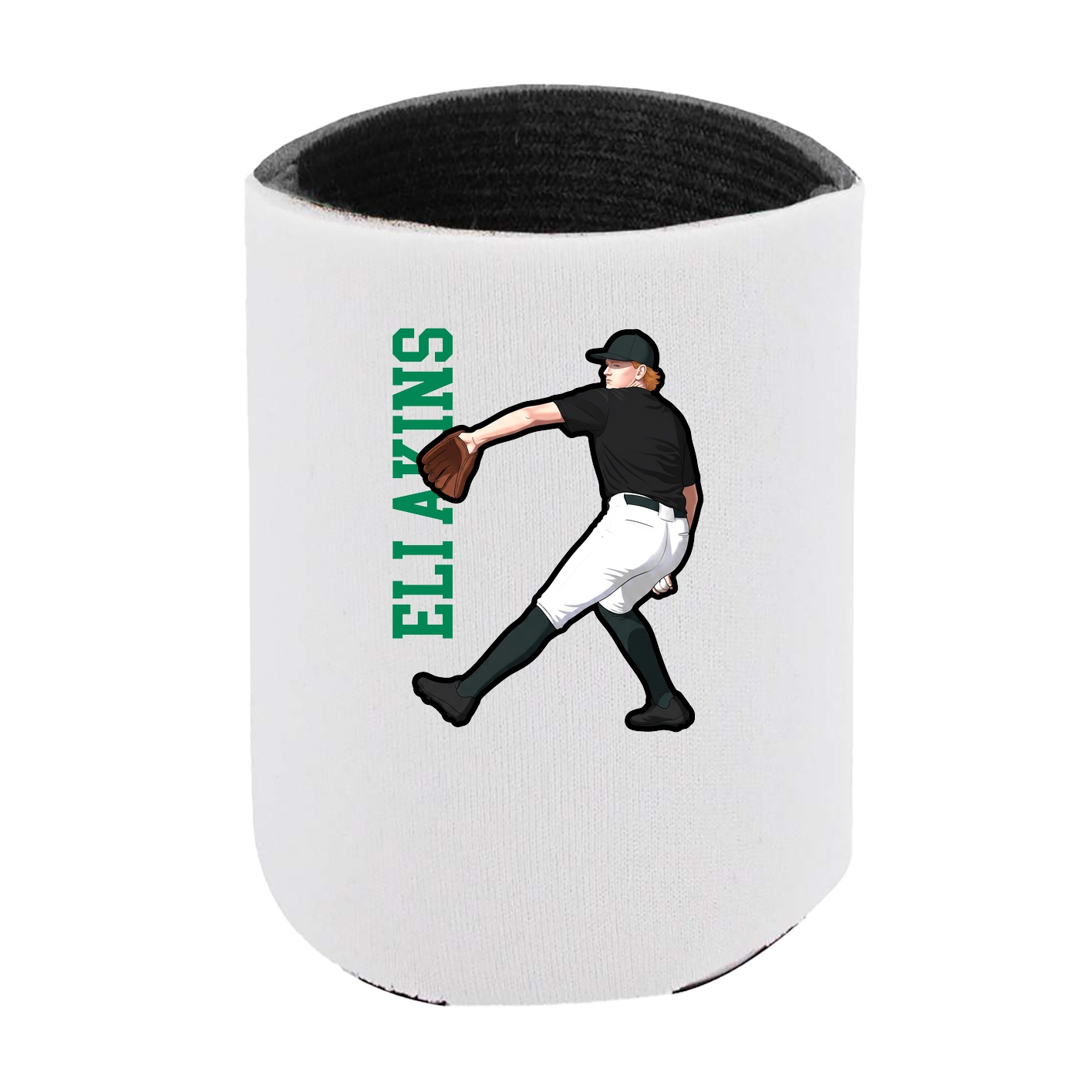 Can Holder — Name Vertical in White
