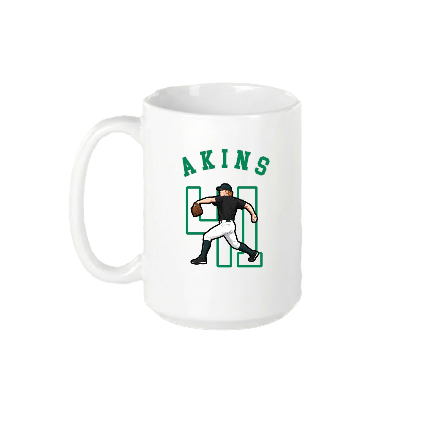 15oz Coffee Mug — Shirsey Arch in White