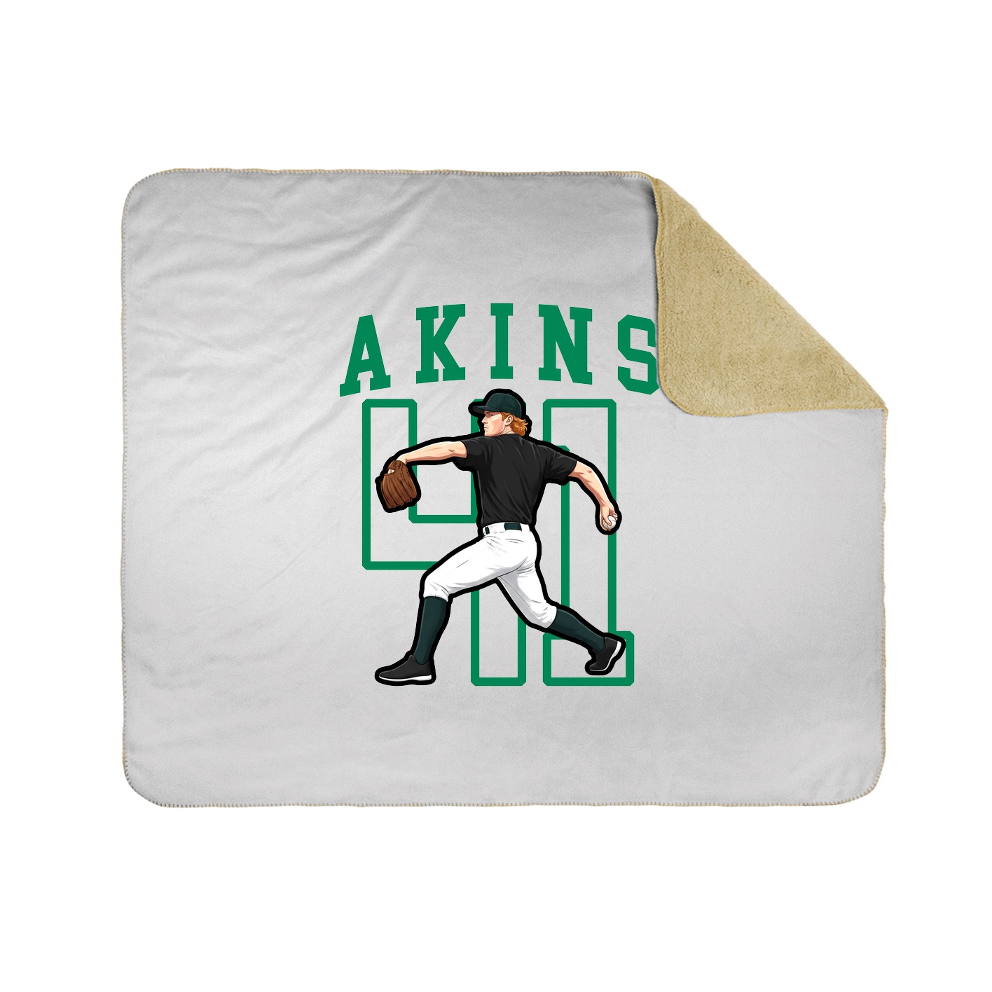 Throw Blanket — Shirsey in White