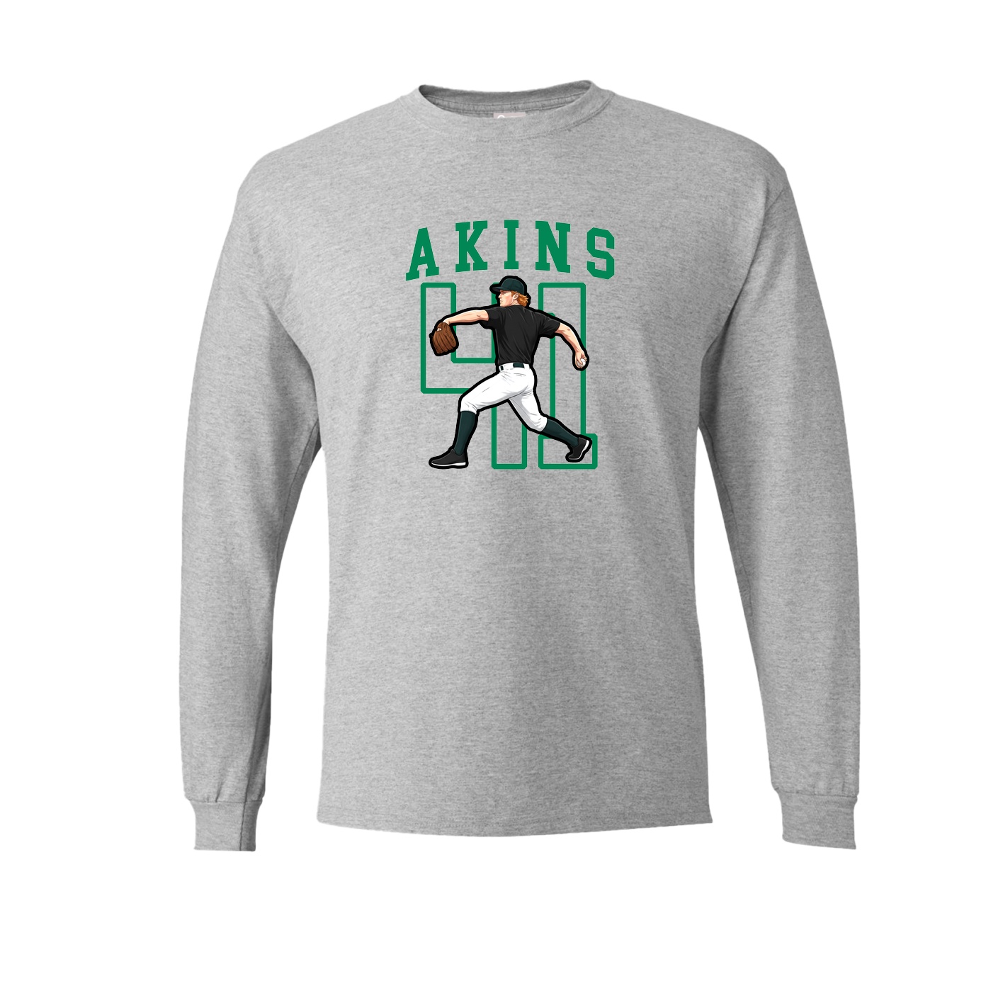 Long Sleeve Tee — Shirsey in Grey