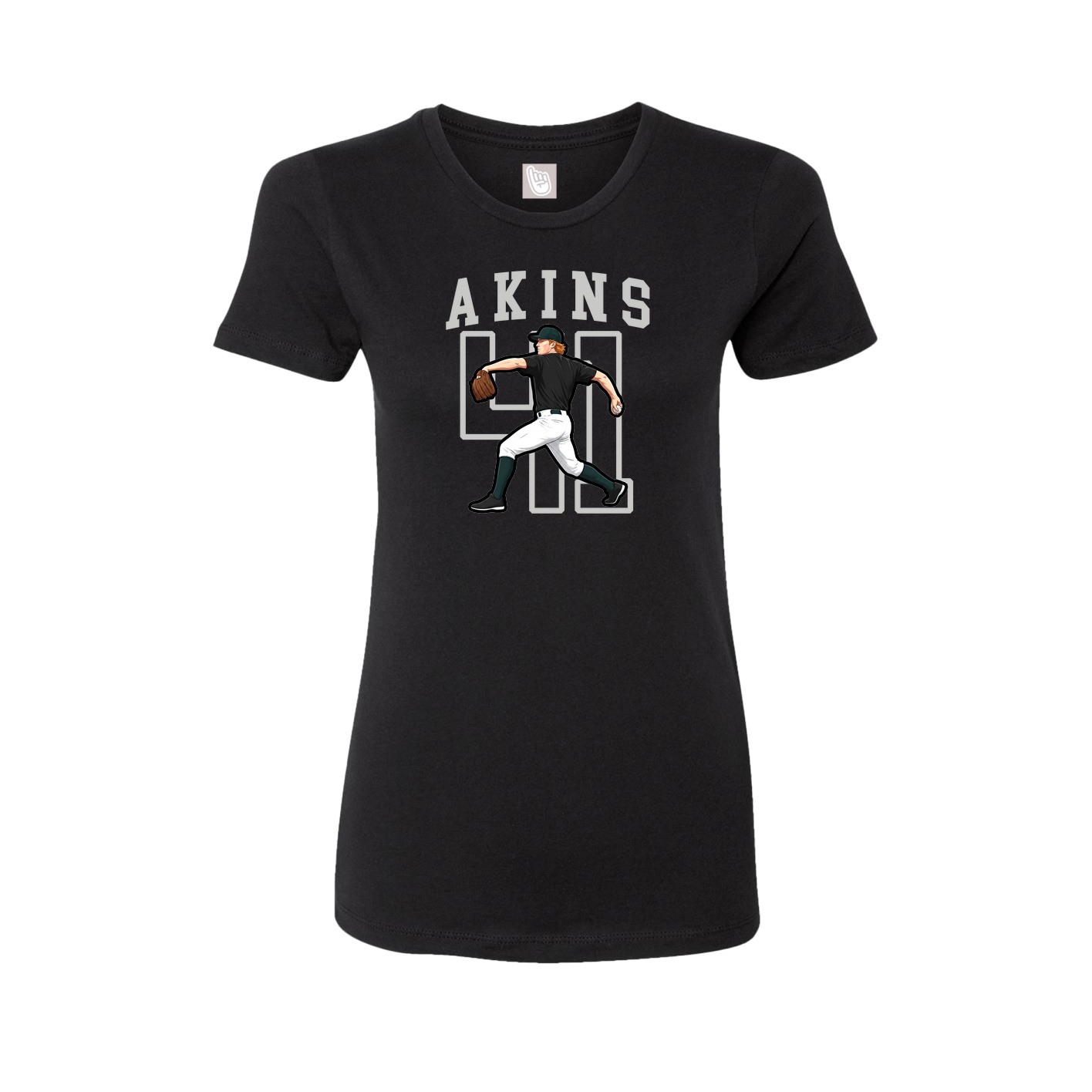 Fitted Women's Tee — Shirsey in Black