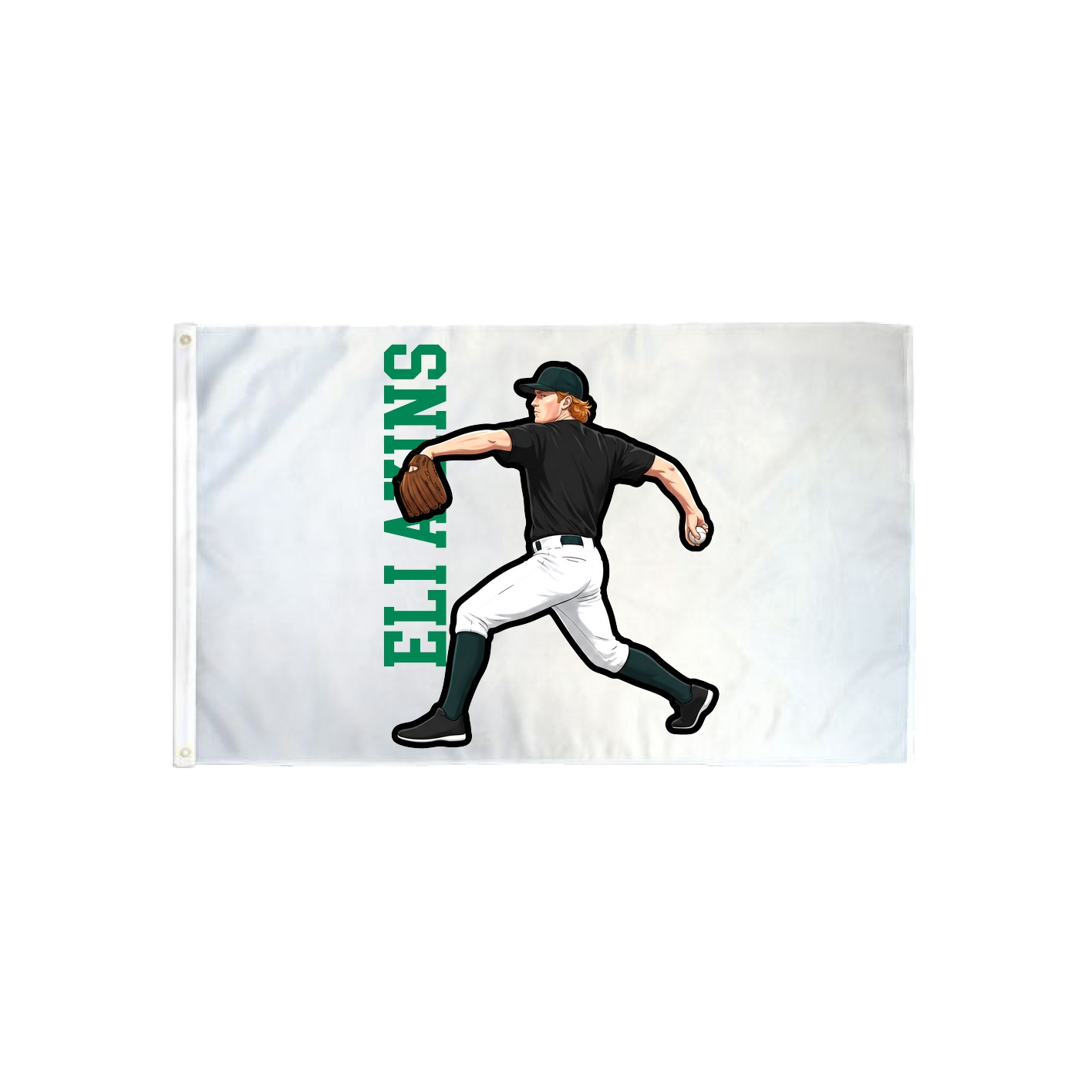 3x5 Flag — Name Vertical in Classic