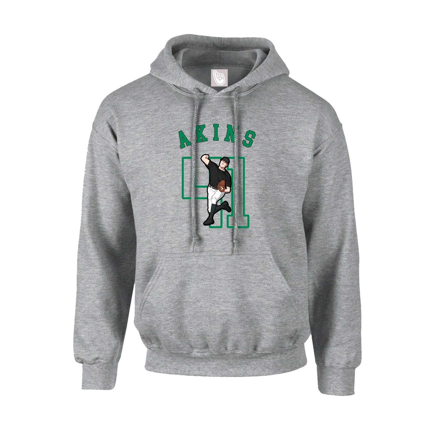 Hoodie — Shirsey Arch in Grey