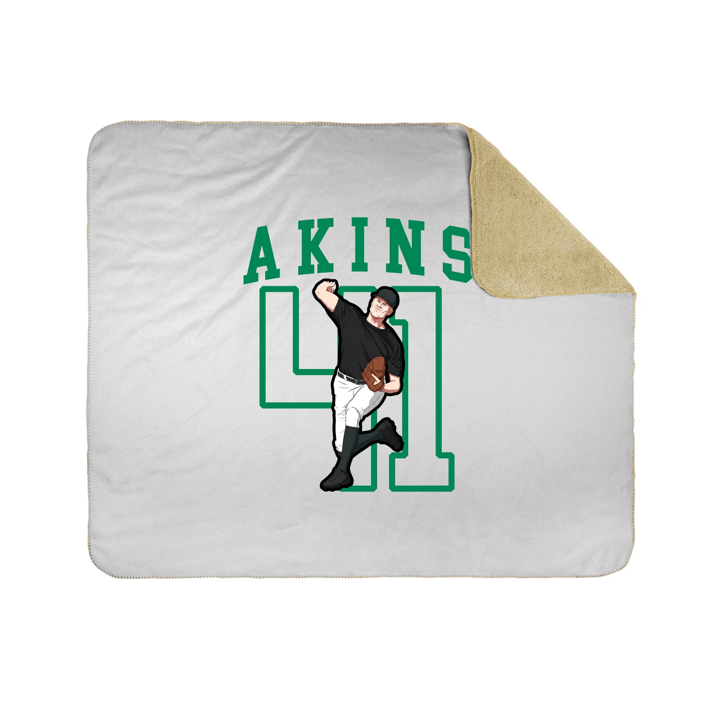 Throw Blanket — Shirsey in White