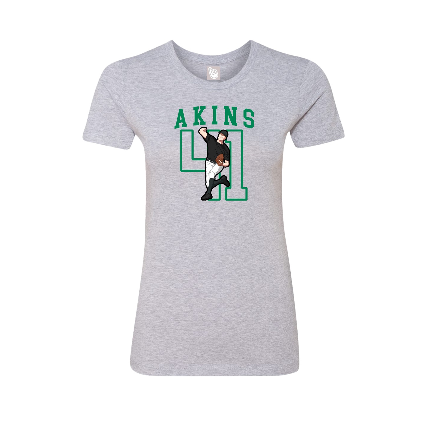 Fitted Women's Tee — Shirsey in Grey