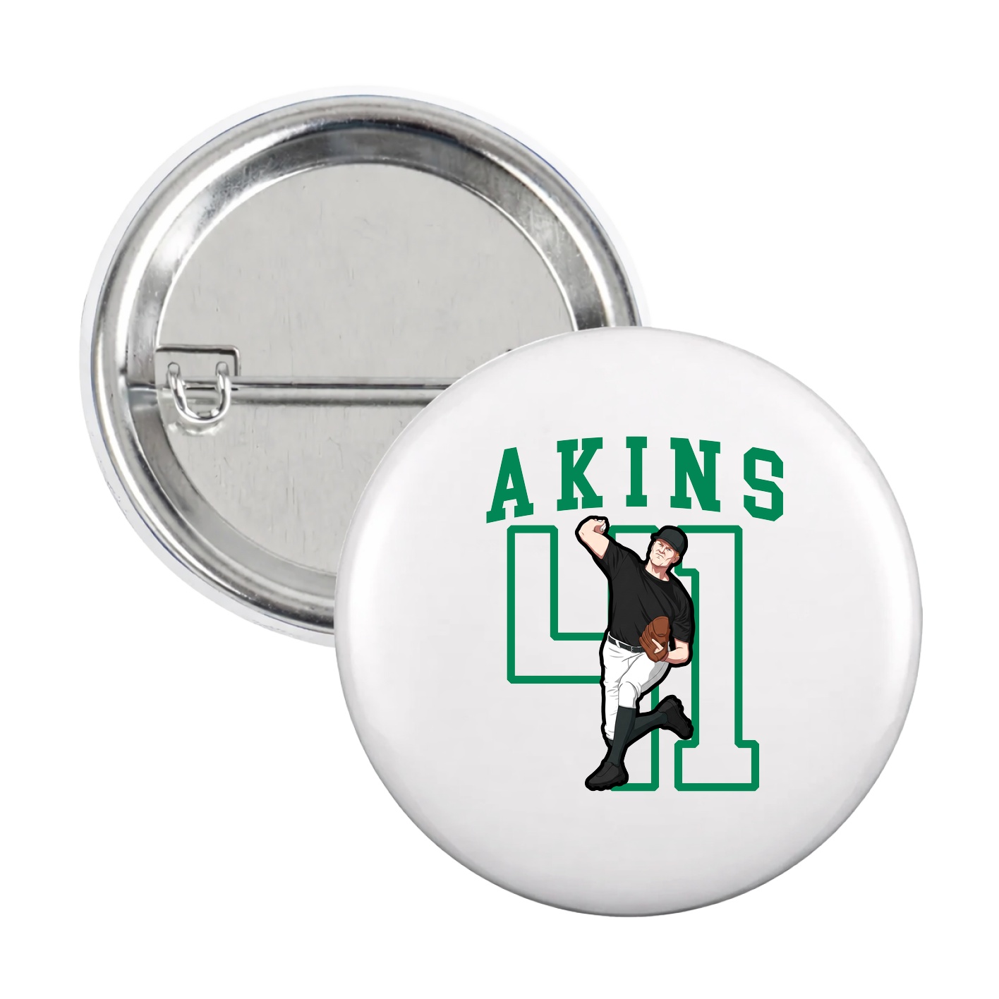 Game Day Button — Shirsey in White