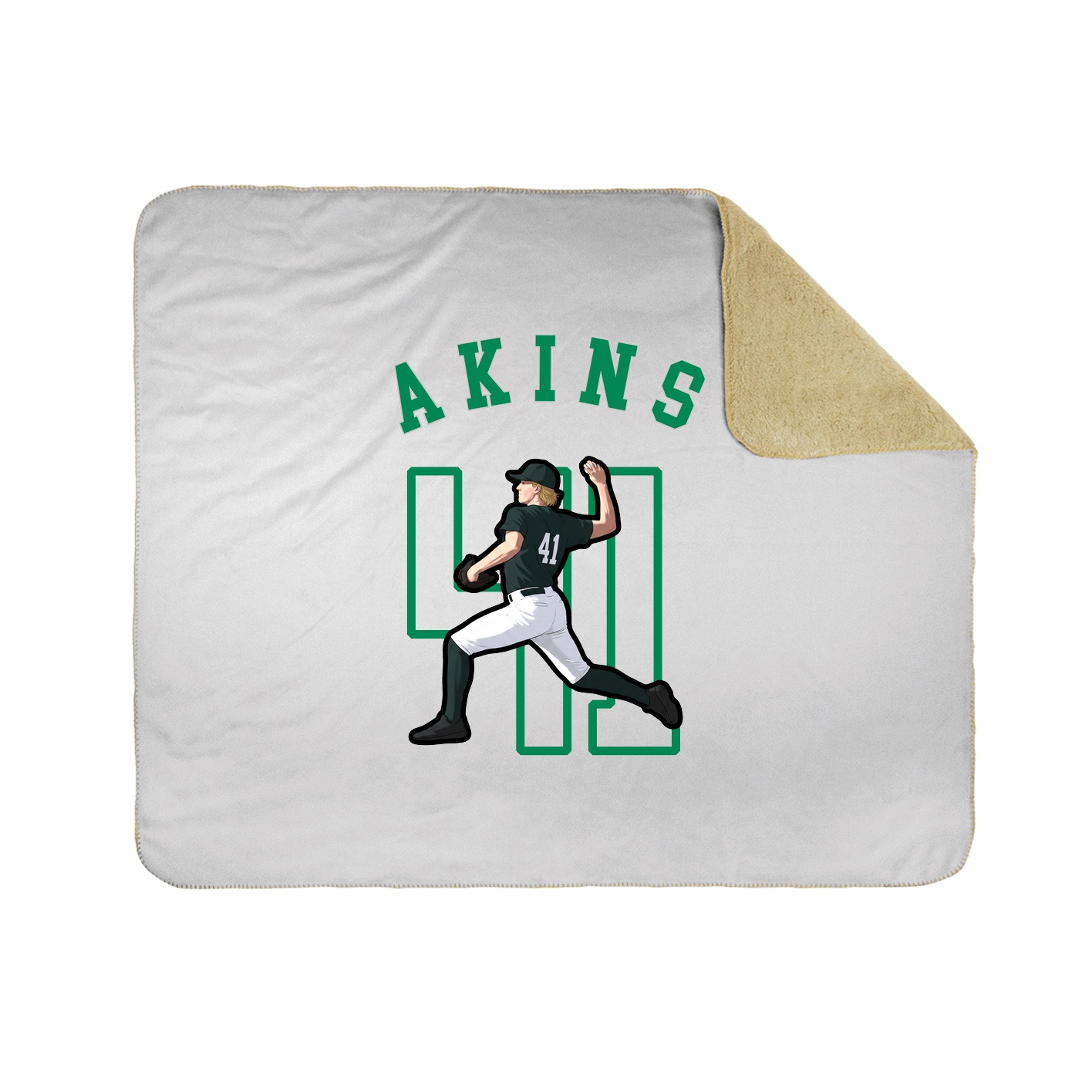 Throw Blanket — Shirsey Arch in White