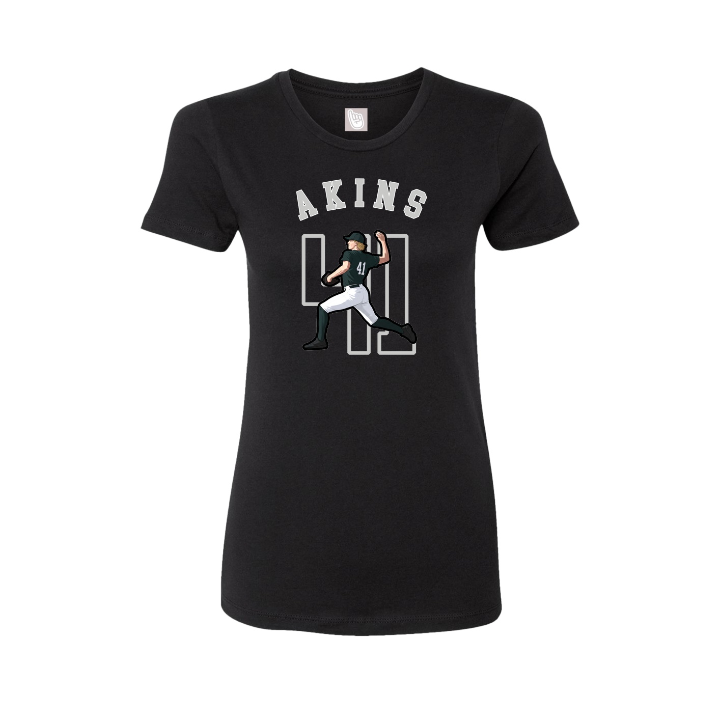 Womens Tee — Shirsey Arch in Black