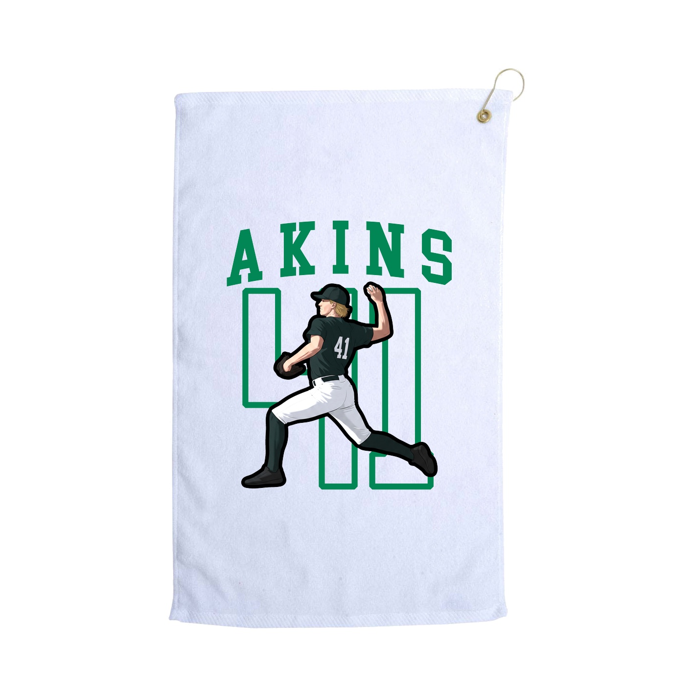 Golf Towel — Shirsey in White