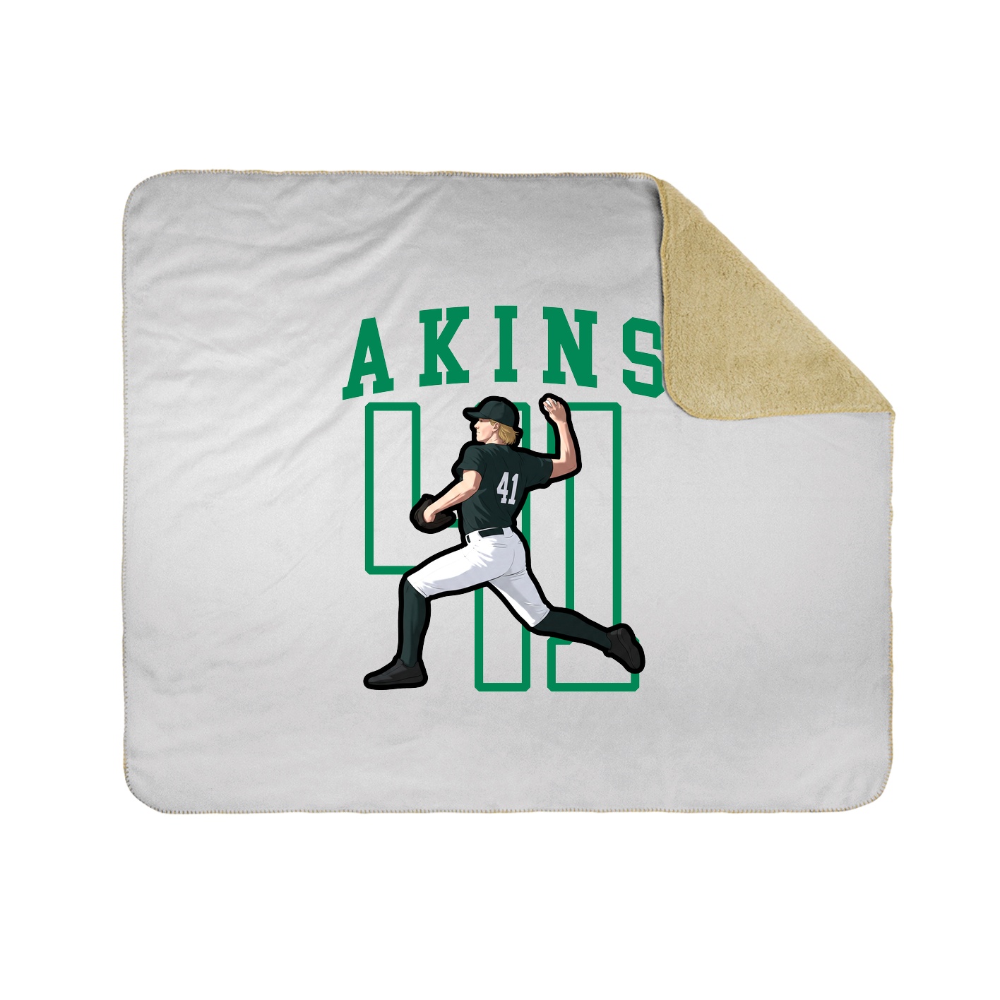 Throw Blanket — Shirsey in White